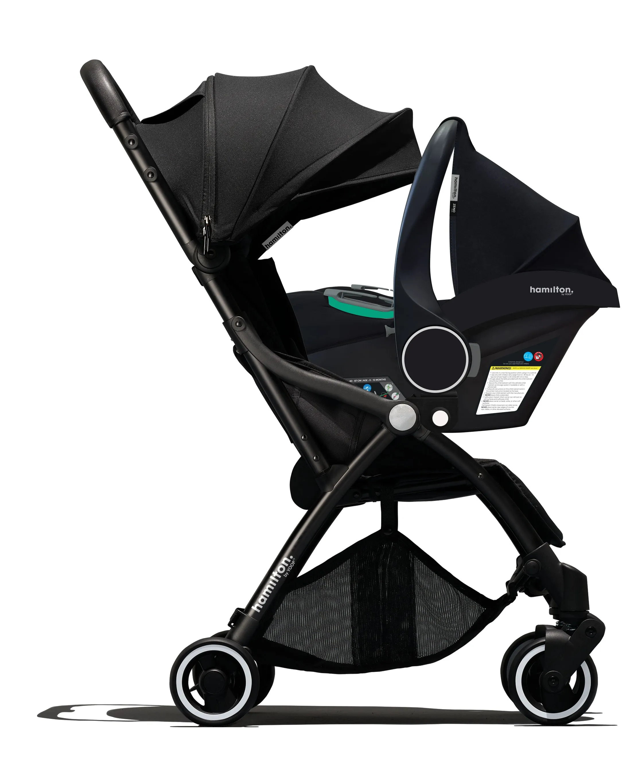[2 Years Local Warranty] Hamilton X1 Plus Travel System (X1 Plus Stroller   Zeno Infant Carseat   Carseat Adaptor)