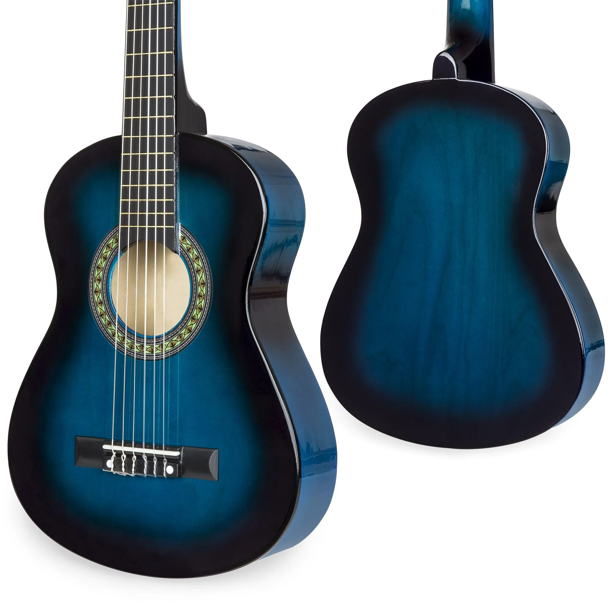 30in Kids Classical Acoustic Guitar Beginners Set w/ Bag, E-Tuner, Strap