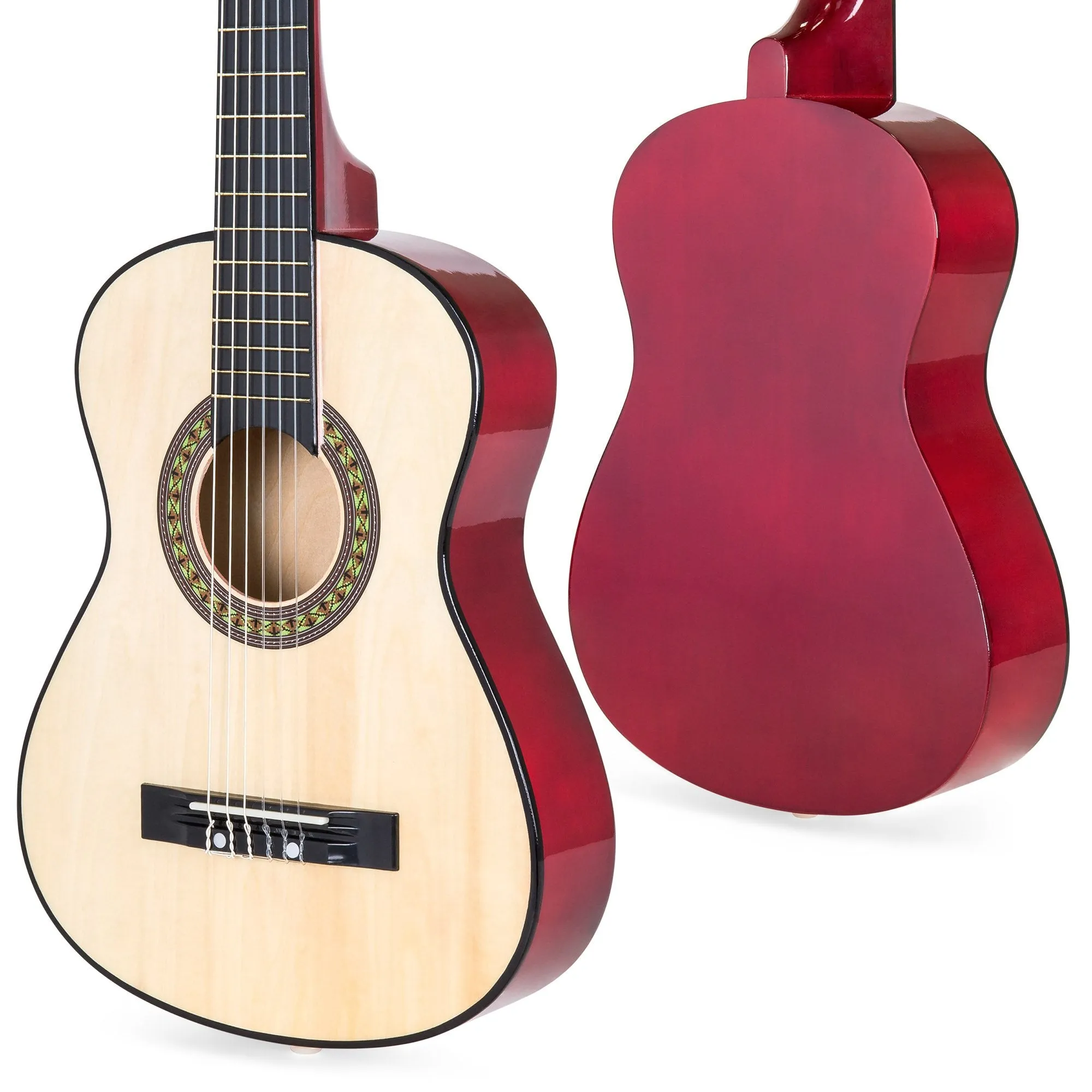 30in Kids Classical Acoustic Guitar Beginners Set w/ Bag, E-Tuner, Strap