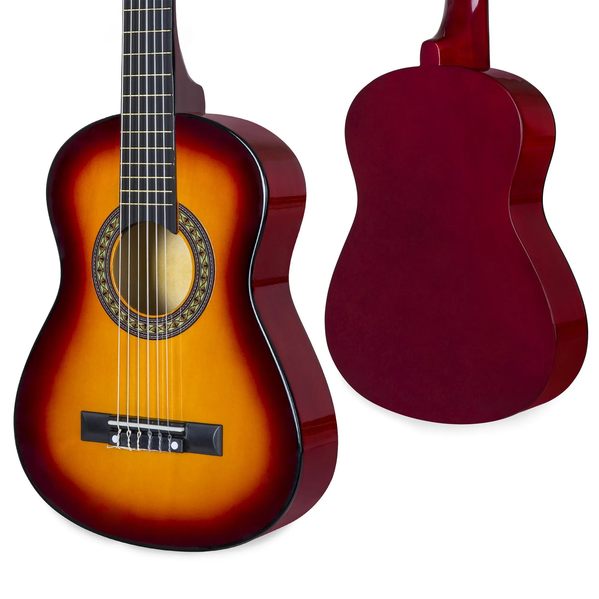 30in Kids Classical Acoustic Guitar Beginners Set w/ Bag, E-Tuner, Strap
