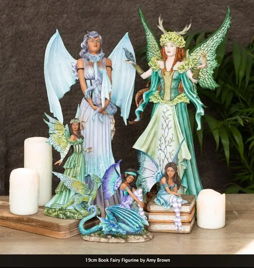 46cm The Caretaker Fairy large Figurine by Amy Brown, high-quality collectible,   Intricately sculpted and cast in resin