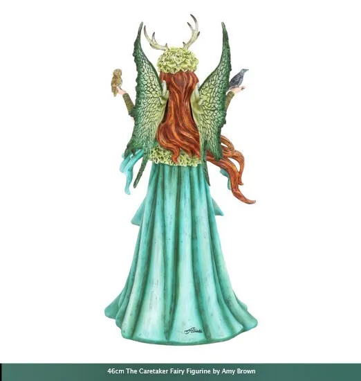 46cm The Caretaker Fairy large Figurine by Amy Brown, high-quality collectible,   Intricately sculpted and cast in resin