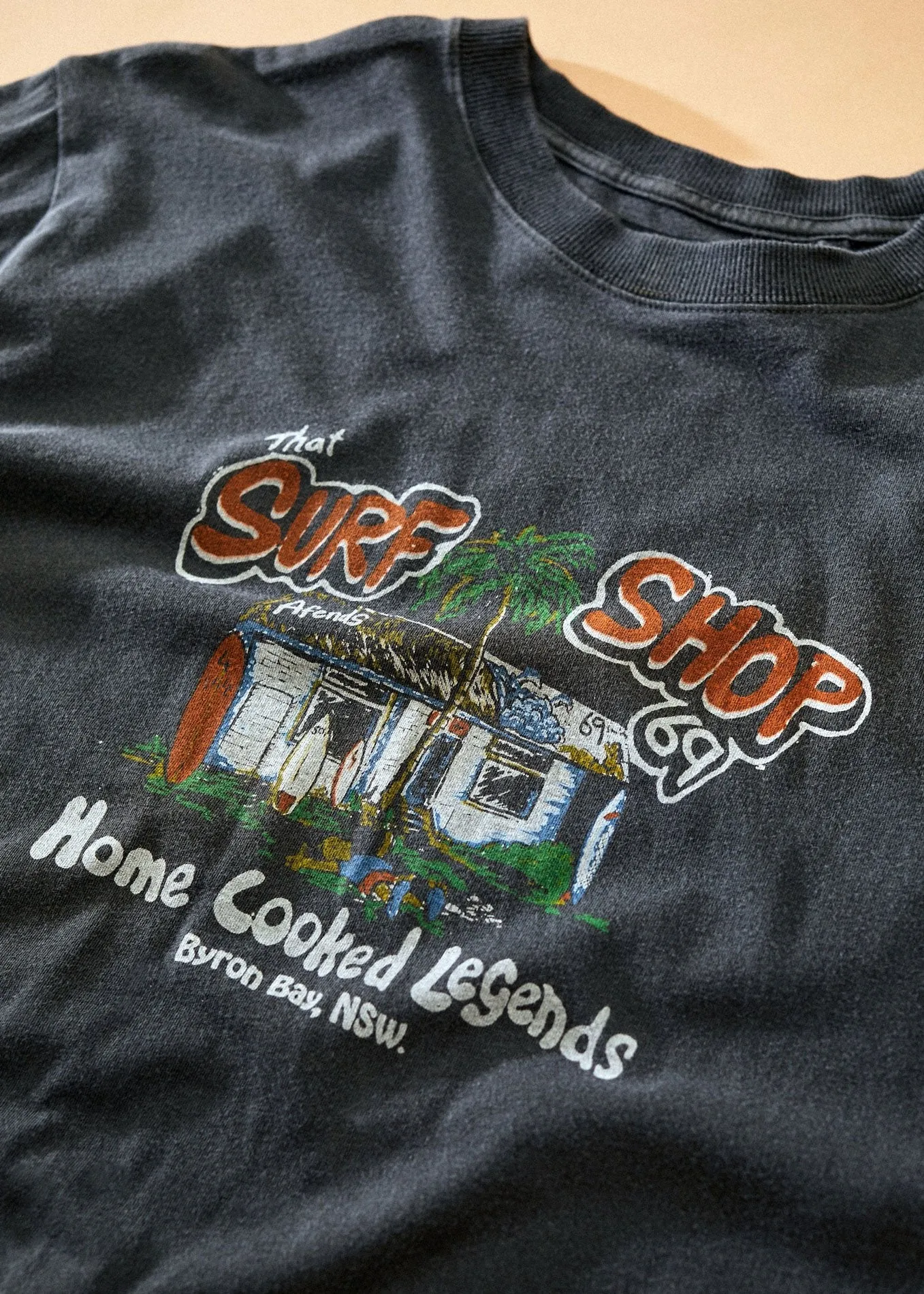 Afends Mens Surf Shop - Retro Fit Tee