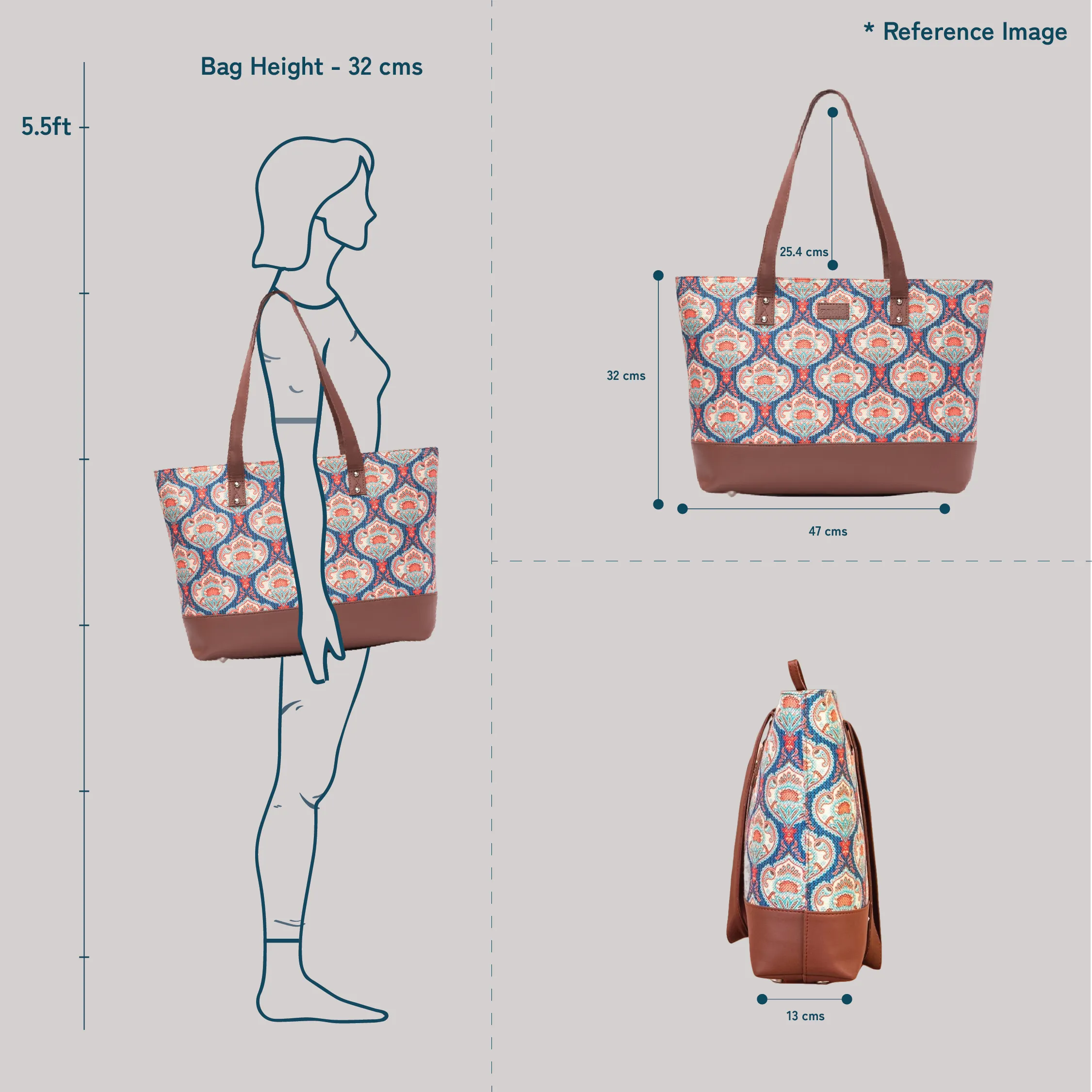 African Art Shoulder Tote Bag