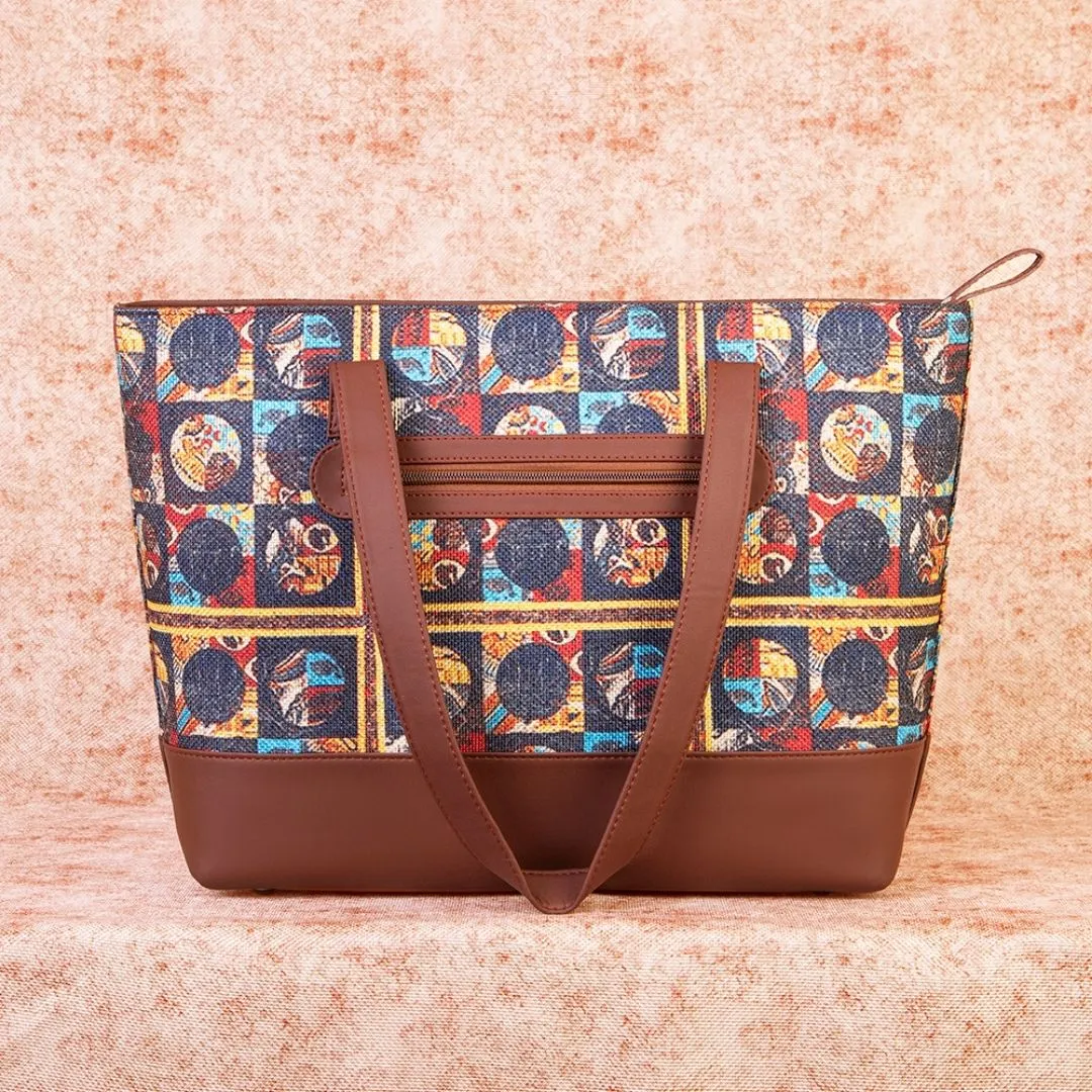 African Art Shoulder Tote Bag