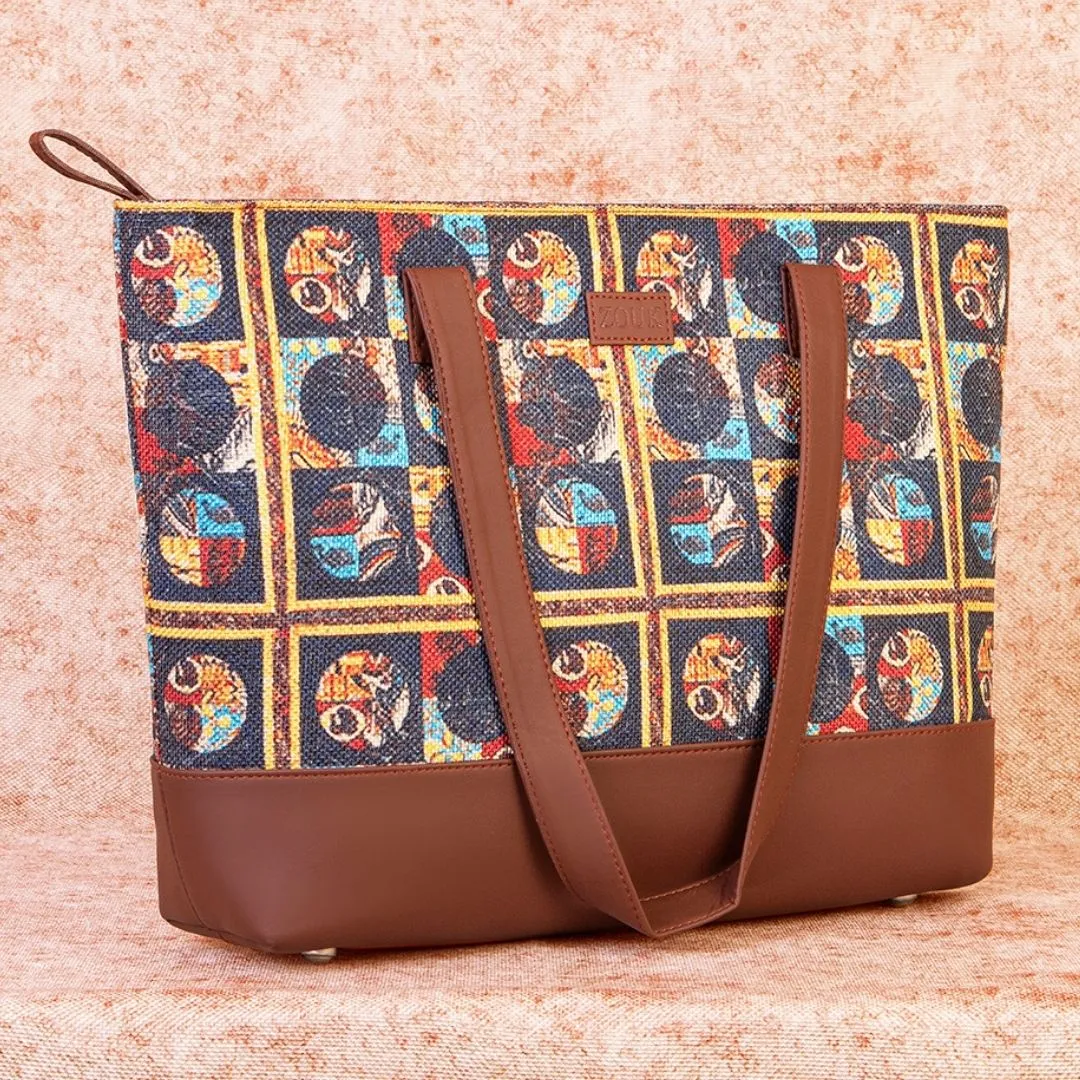 African Art Shoulder Tote Bag