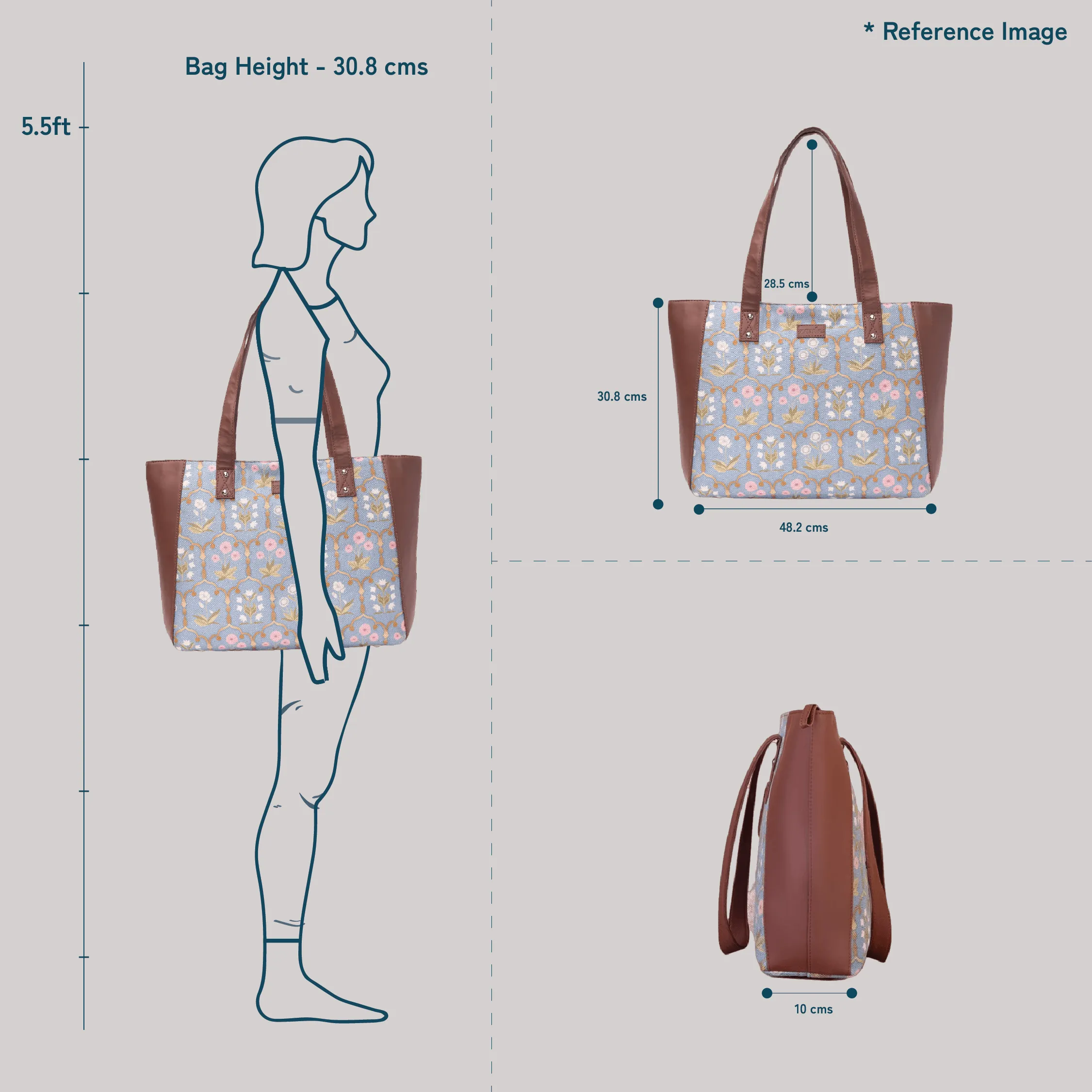 African Art Side Tote Bag