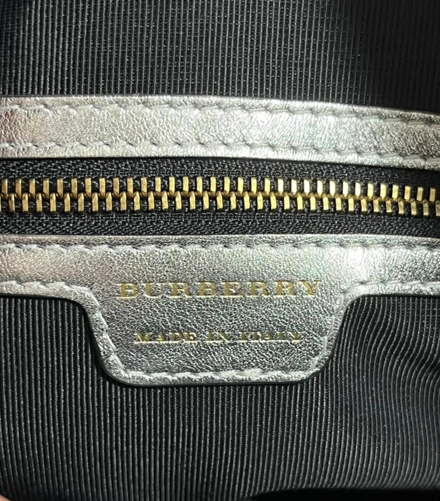 Burberry 1983 Nova Check Chain Link Bowling Bag