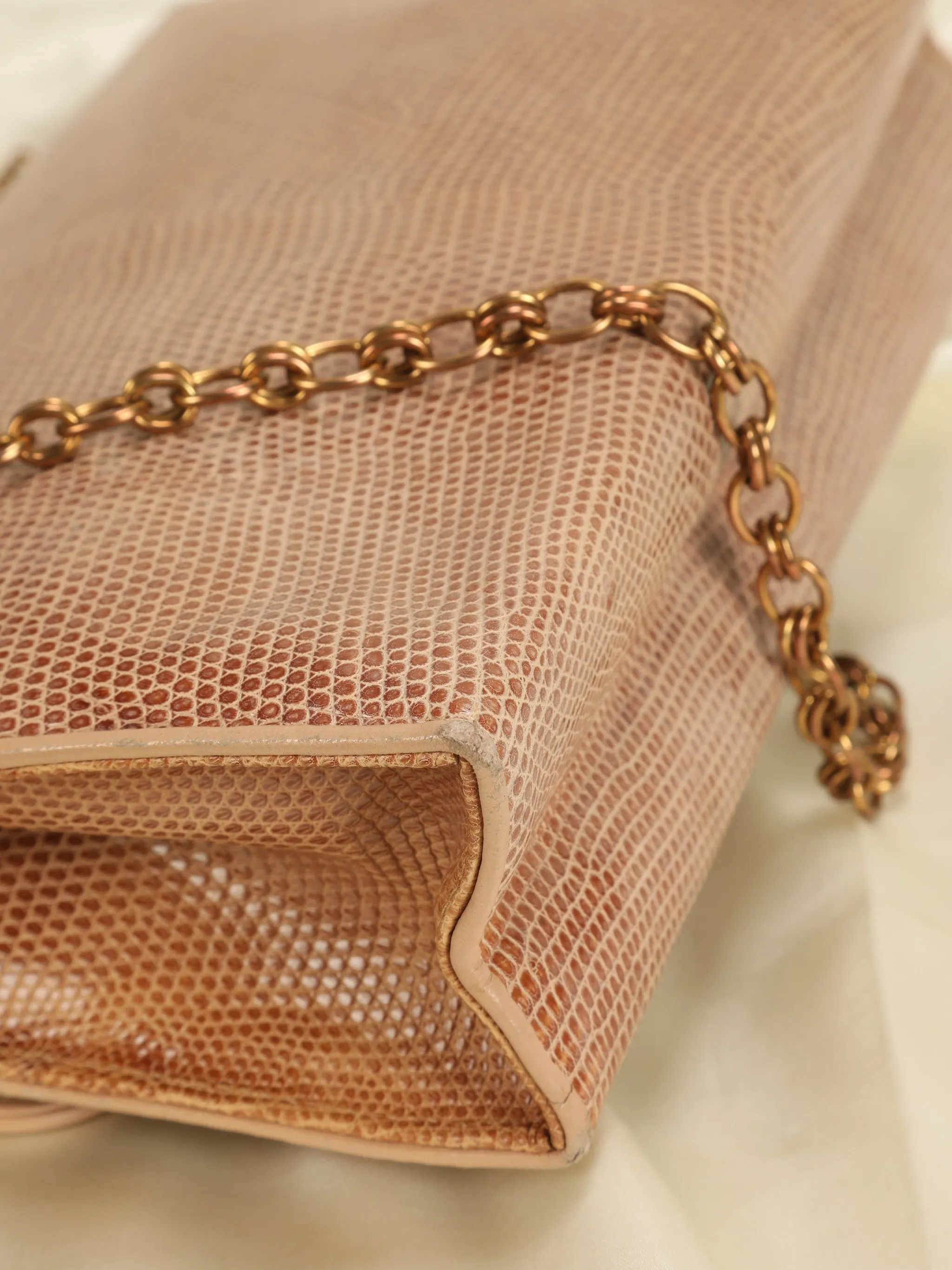 CL Lizard-Embossed Bag