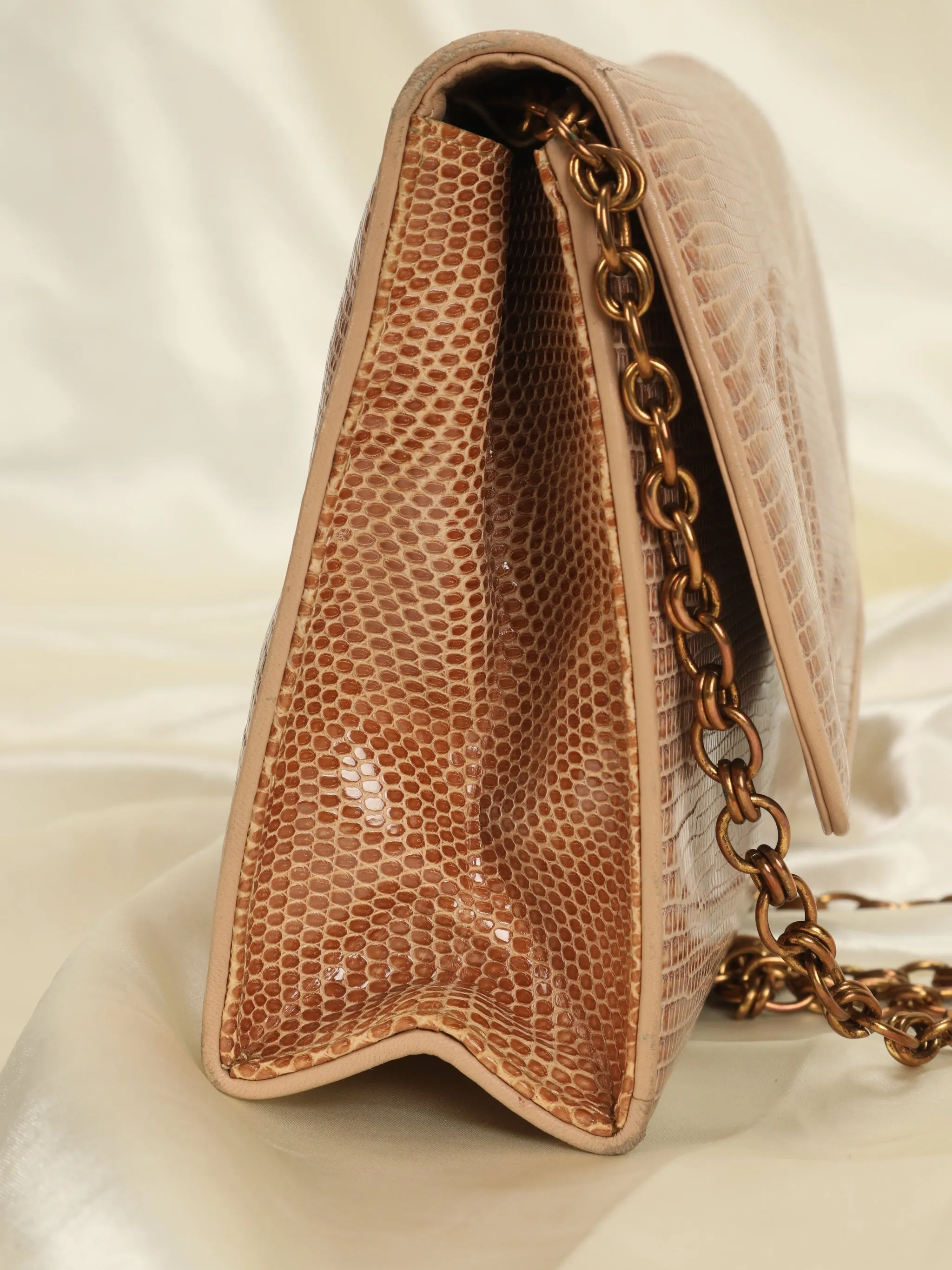 CL Lizard-Embossed Bag