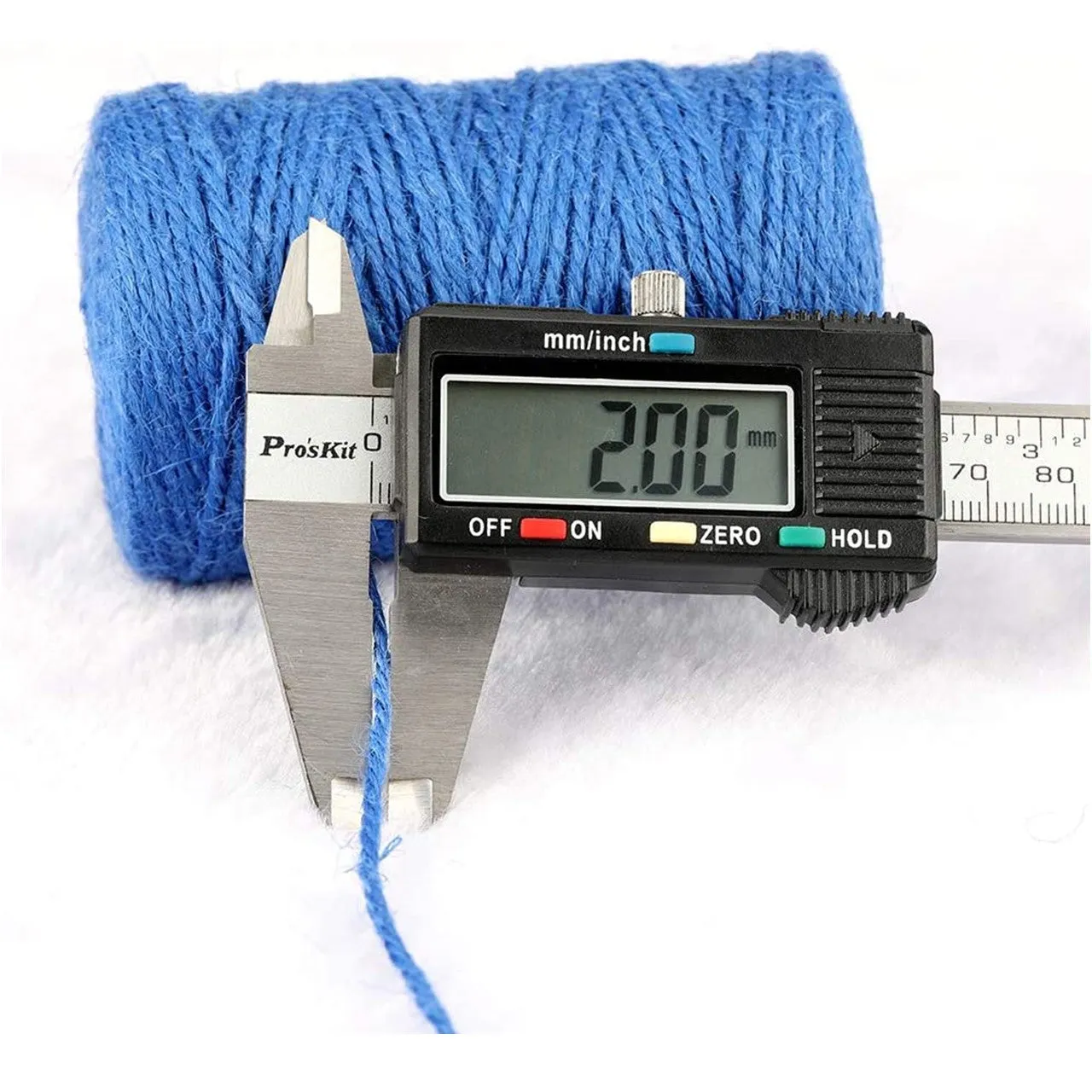 ecofynd Single String Navy Blue Color Jute Cord
