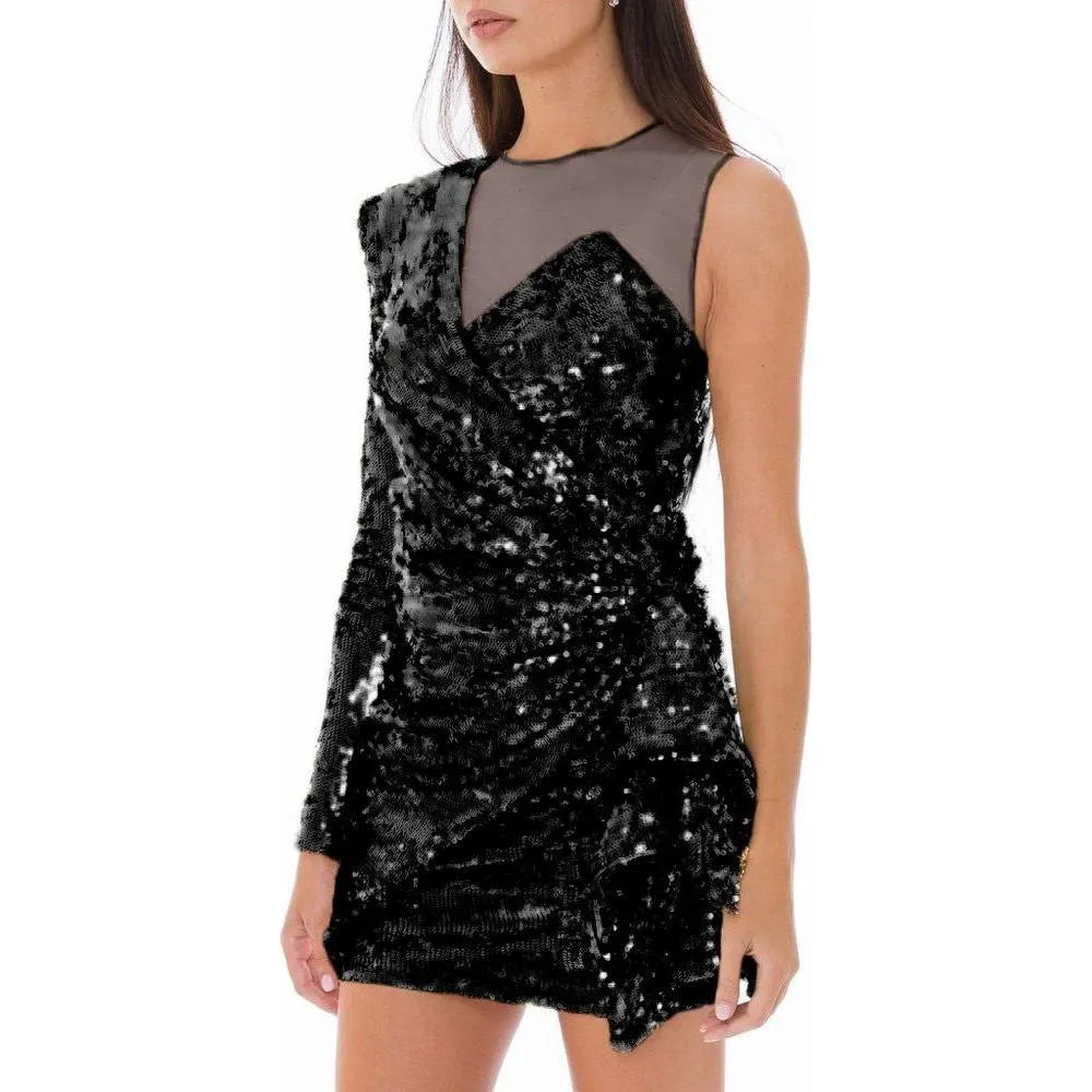 Elisabetta Franchi Glamorous Sequined Evening Dress