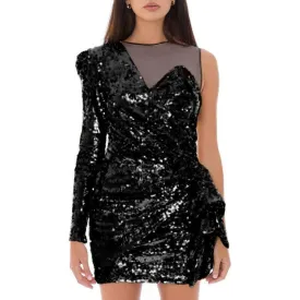 Elisabetta Franchi Glamorous Sequined Evening Dress