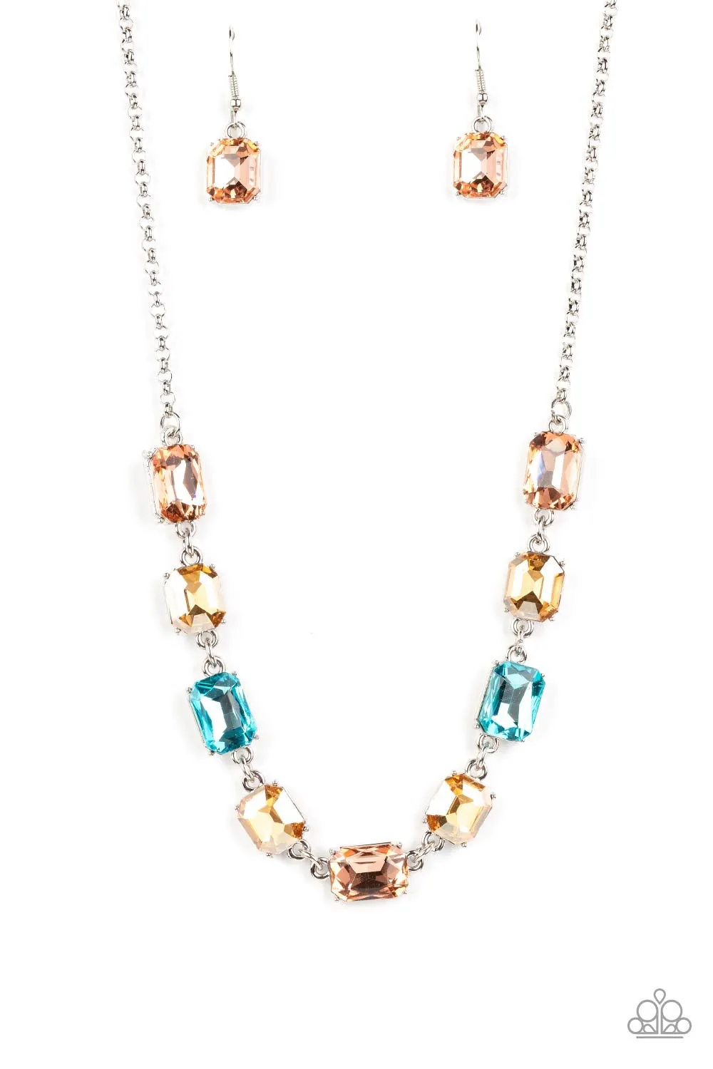Emerald Envy - Multi Colored Necklace - Paparazzi Accessories
