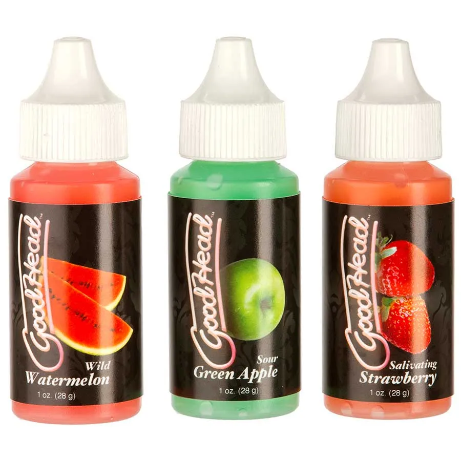 Good Head Blow Job Tingle Drops 3 Pack Set by Doc Johnson