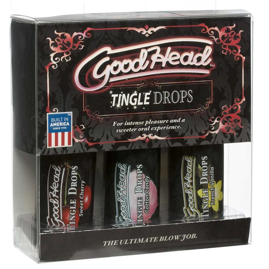 Good Head Blow Job Tingle Drops 3 Pack Set by Doc Johnson