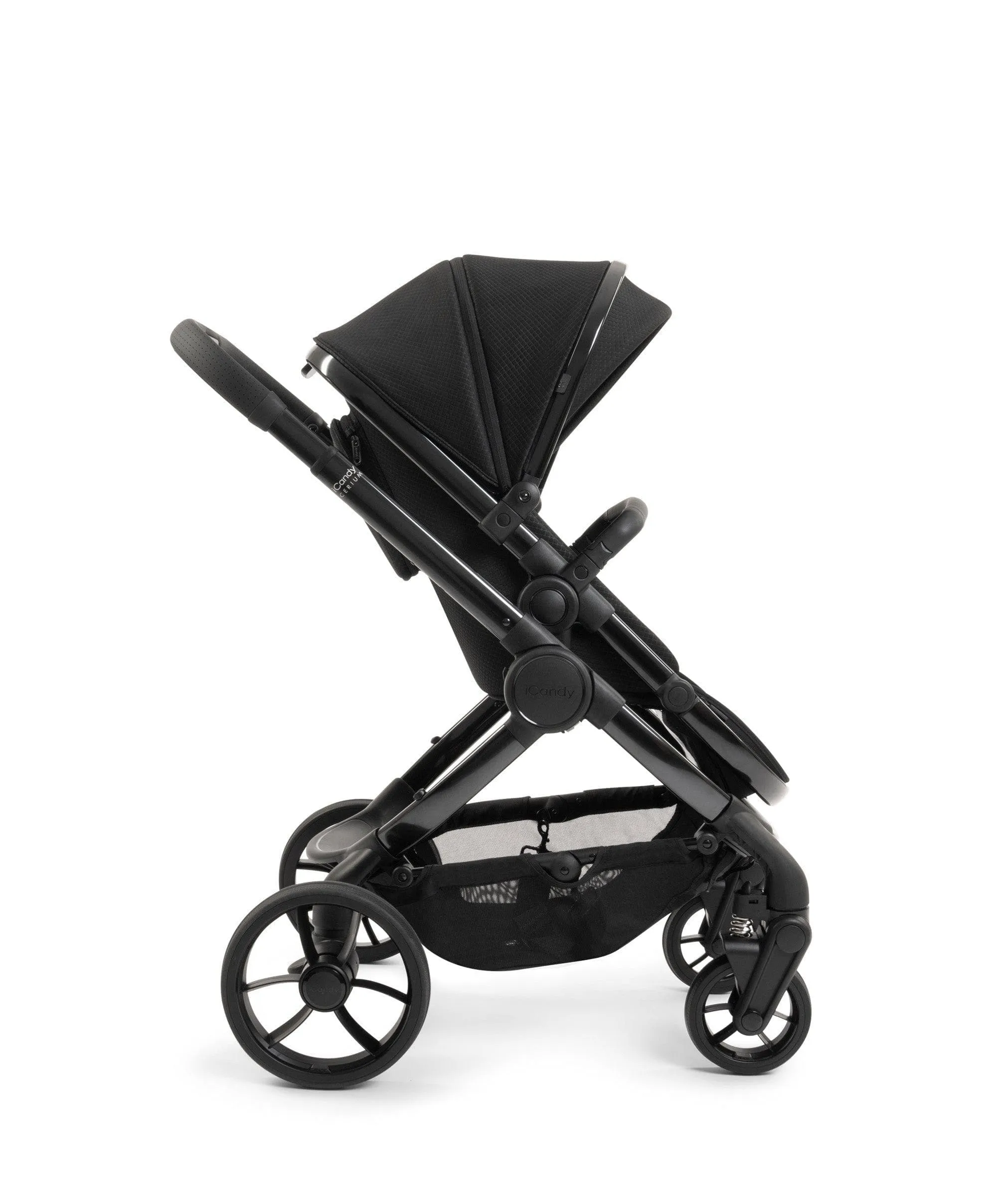 iCandy Peach 7 Cerium Designer Collection Complete Pushchair Bundle with Cocoon Car Seat - Black