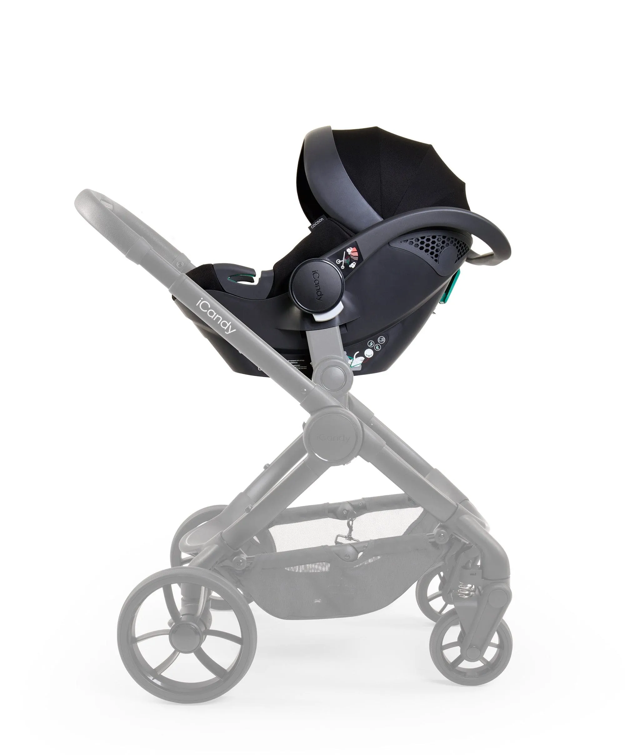 iCandy Peach 7 Complete Pushchair Bundle with Cocoon Car Seat - Coco/Black