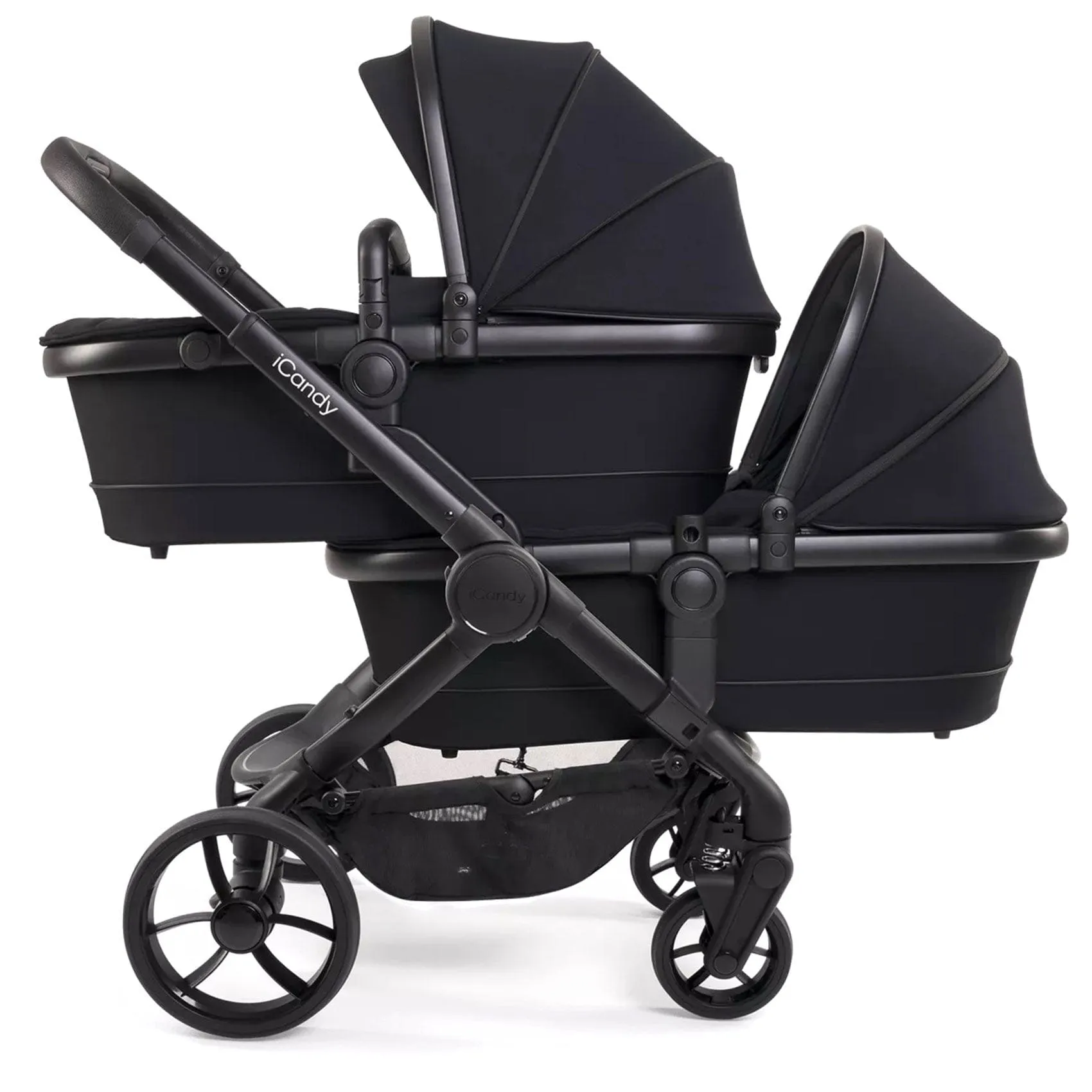 iCandy Peach 7 Twin Cocoon Bundle in Black