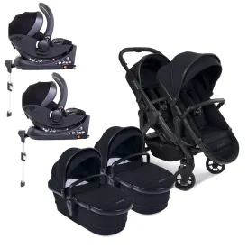 iCandy Peach 7 Twin Cocoon Bundle in Black