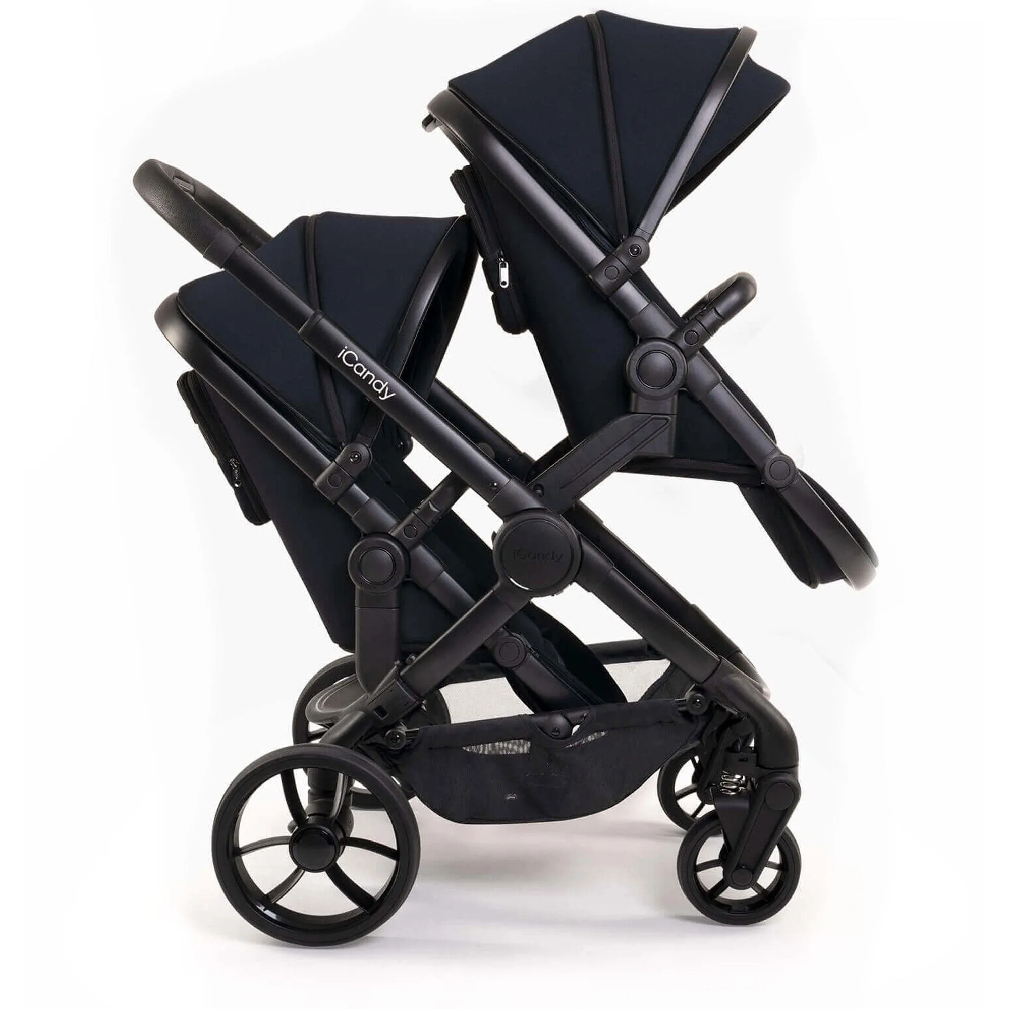 iCandy Peach 7 Twin Cocoon Bundle in Black