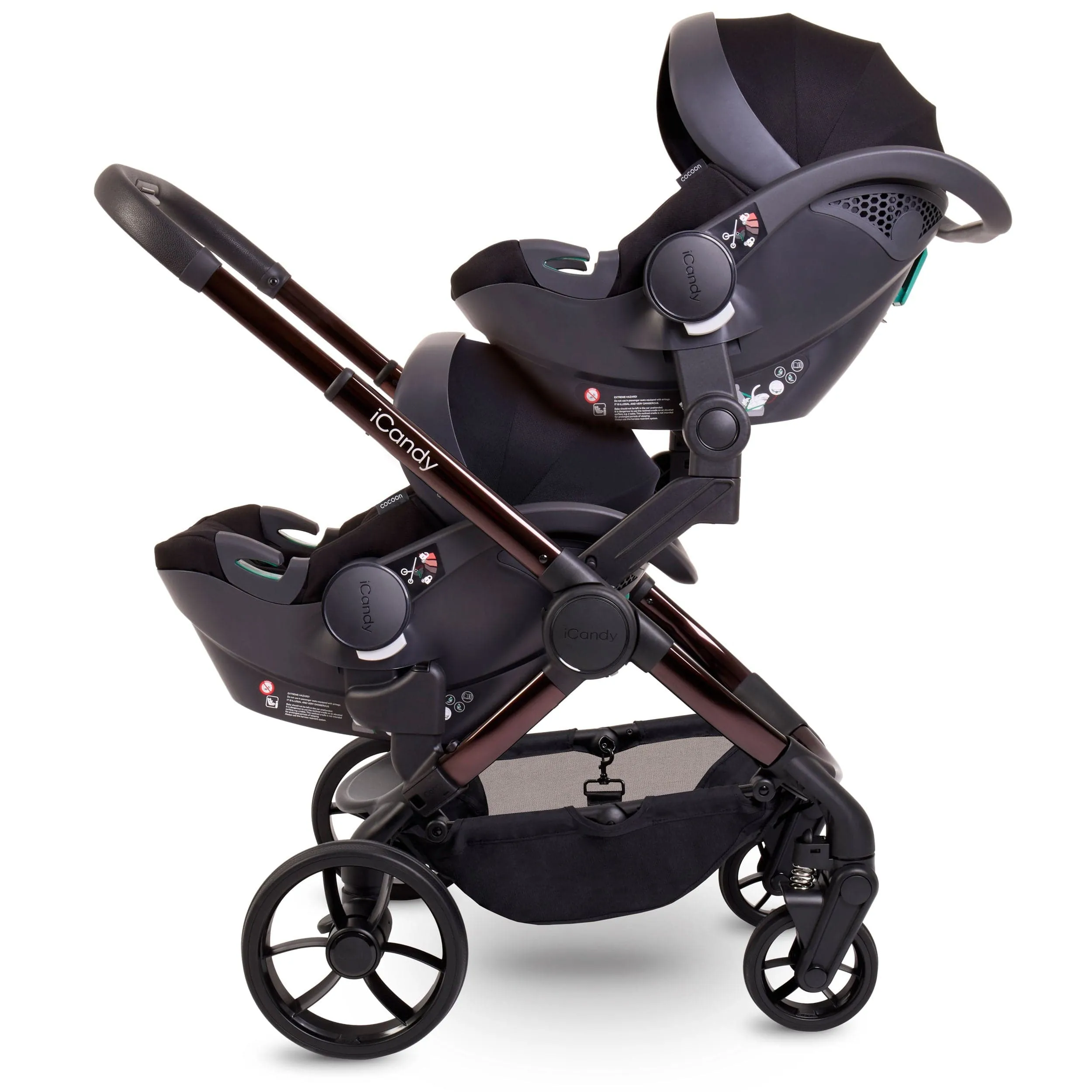 iCandy Peach 7 Twin Cocoon Bundle in Coco