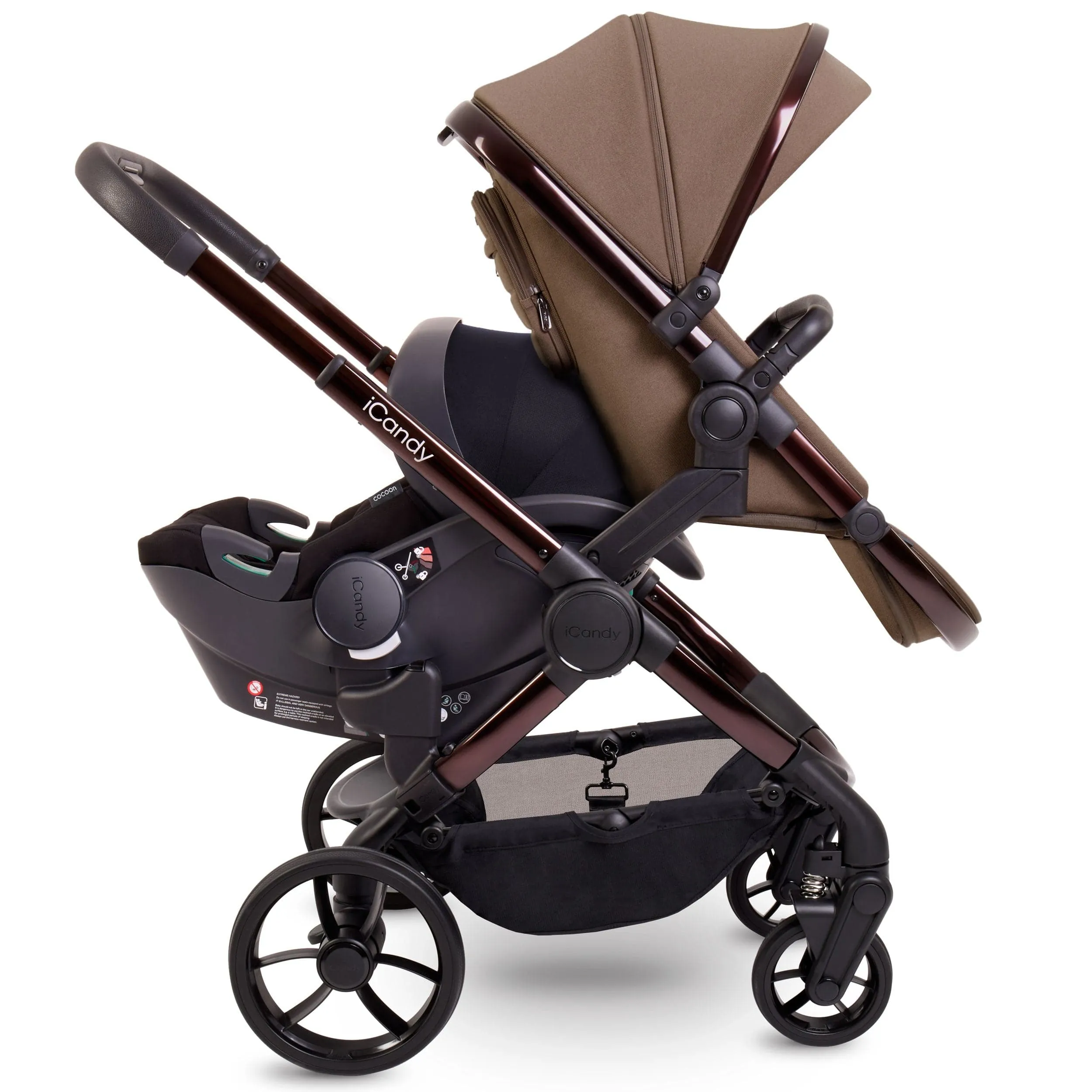 iCandy Peach 7 Twin Cocoon Bundle in Coco
