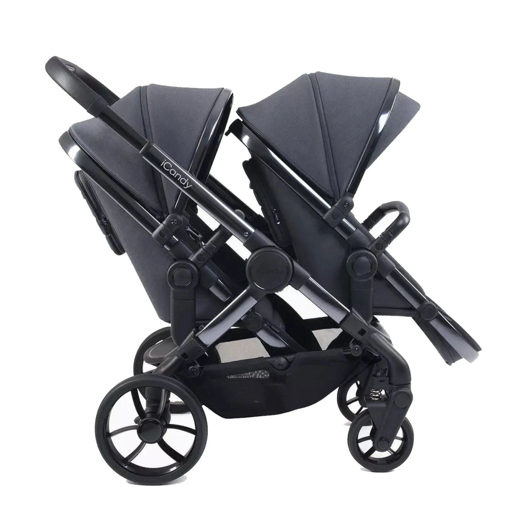 iCandy Peach 7 Twin Cocoon Bundle in Dark Grey