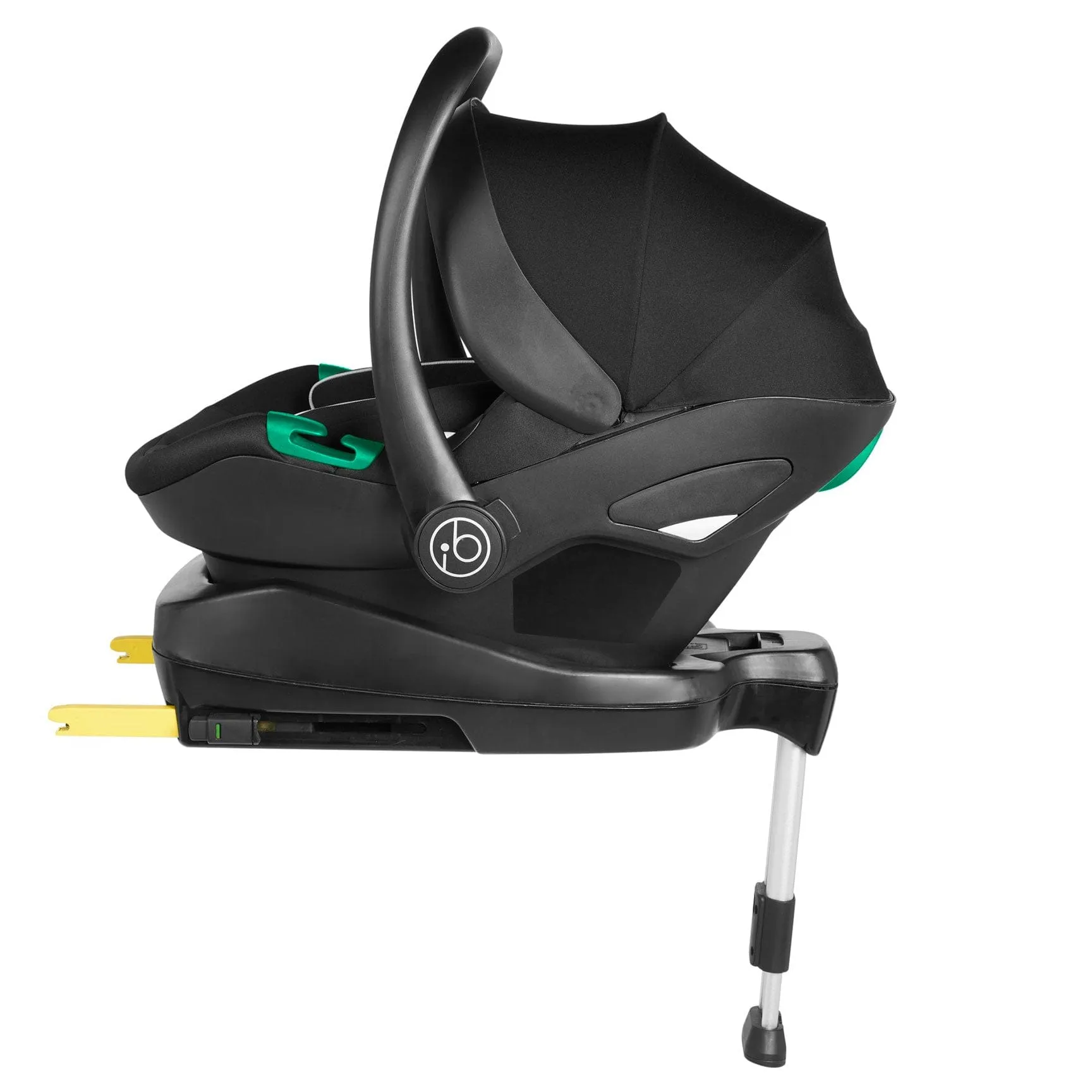 Ickle Bubba Cosmo All-in-One I-Size Travel System with Isofix Base in Black/Gun Metal
