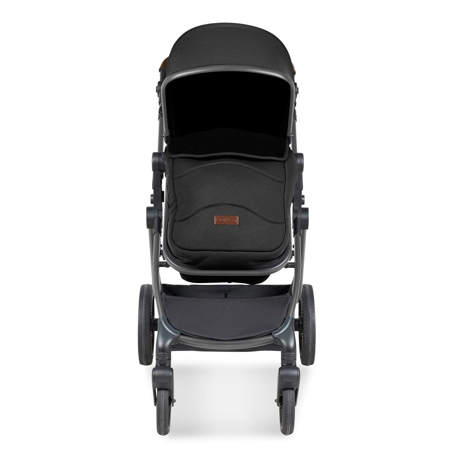 Ickle Bubba Cosmo All-in-One I-Size Travel System with Isofix Base in Black/Gun Metal