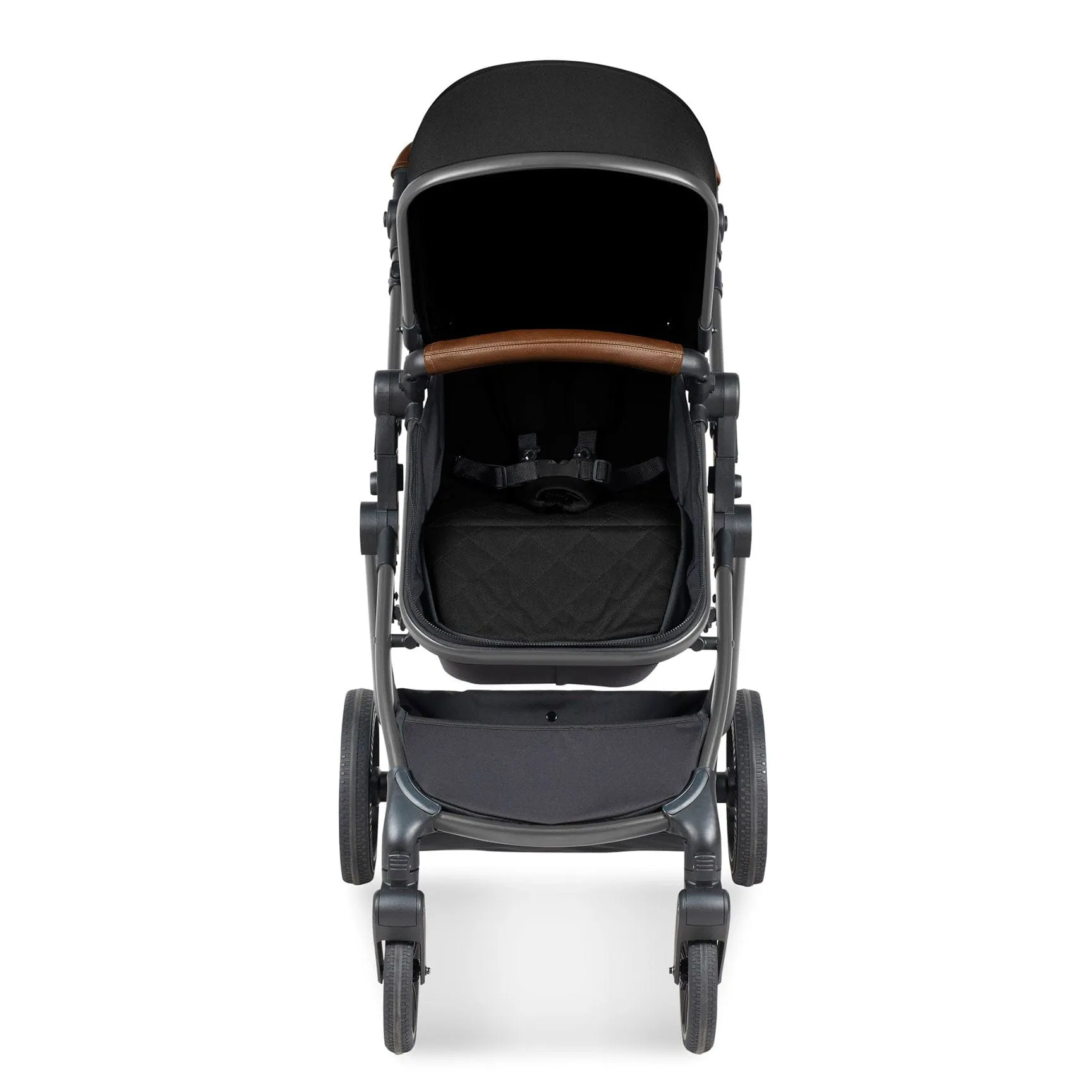 Ickle Bubba Cosmo All-in-One I-Size Travel System with Isofix Base in Black/Gun Metal