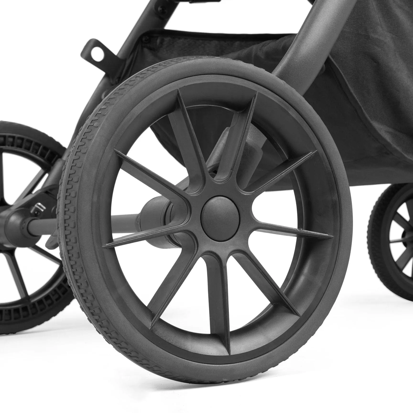 Ickle Bubba Cosmo All-in-One I-Size Travel System with Isofix Base in Black/Gun Metal