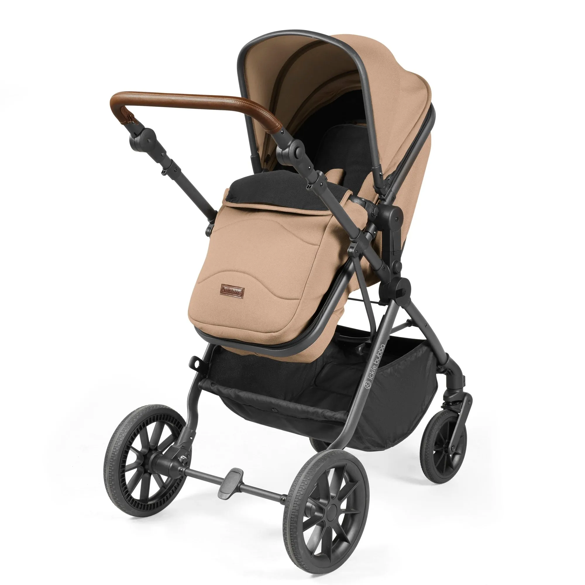 Ickle Bubba Cosmo All-in-One I-Size Travel System With Isofix Base (Stratus) Desert