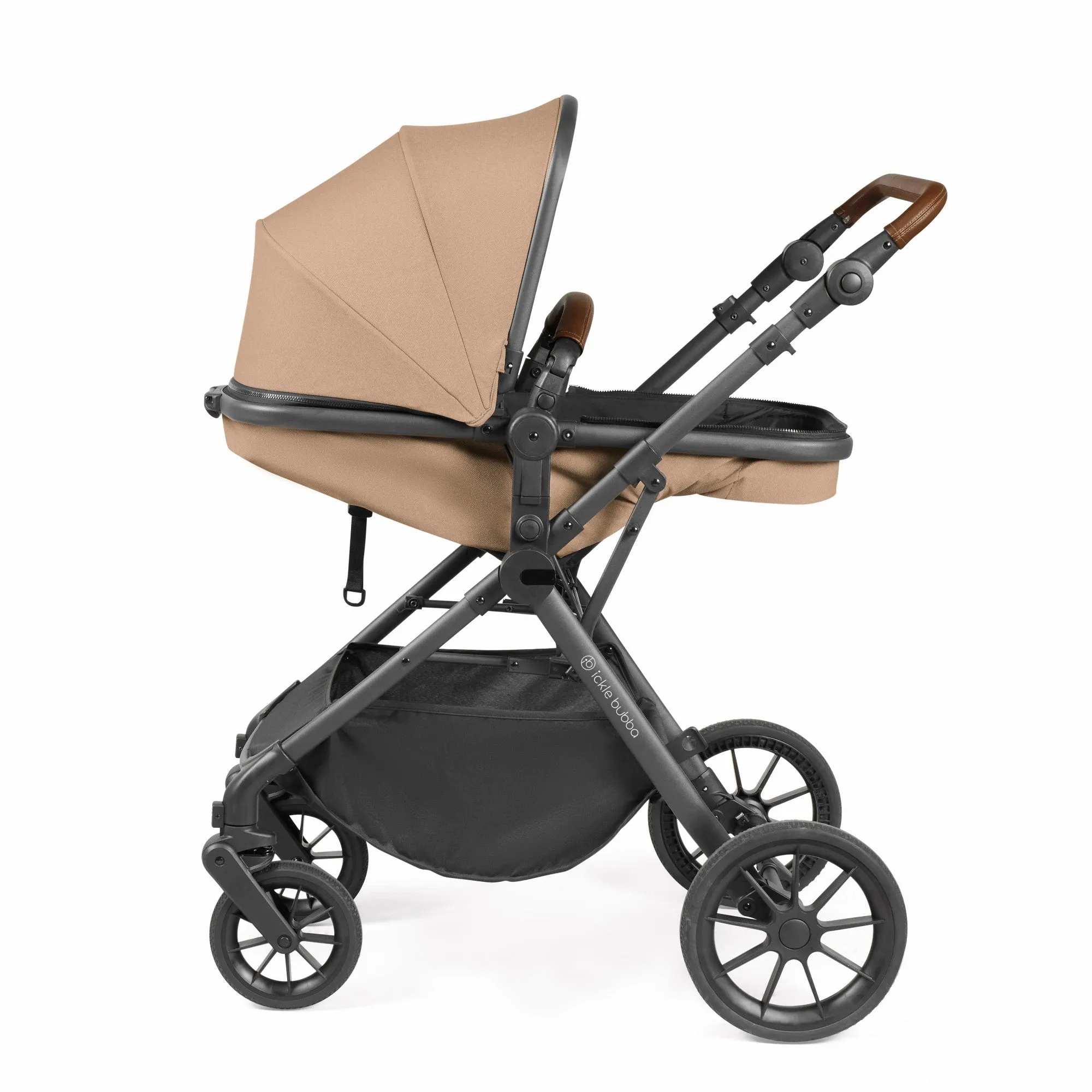 Ickle Bubba Cosmo All-in-One I-Size Travel System With Isofix Base (Stratus) Desert
