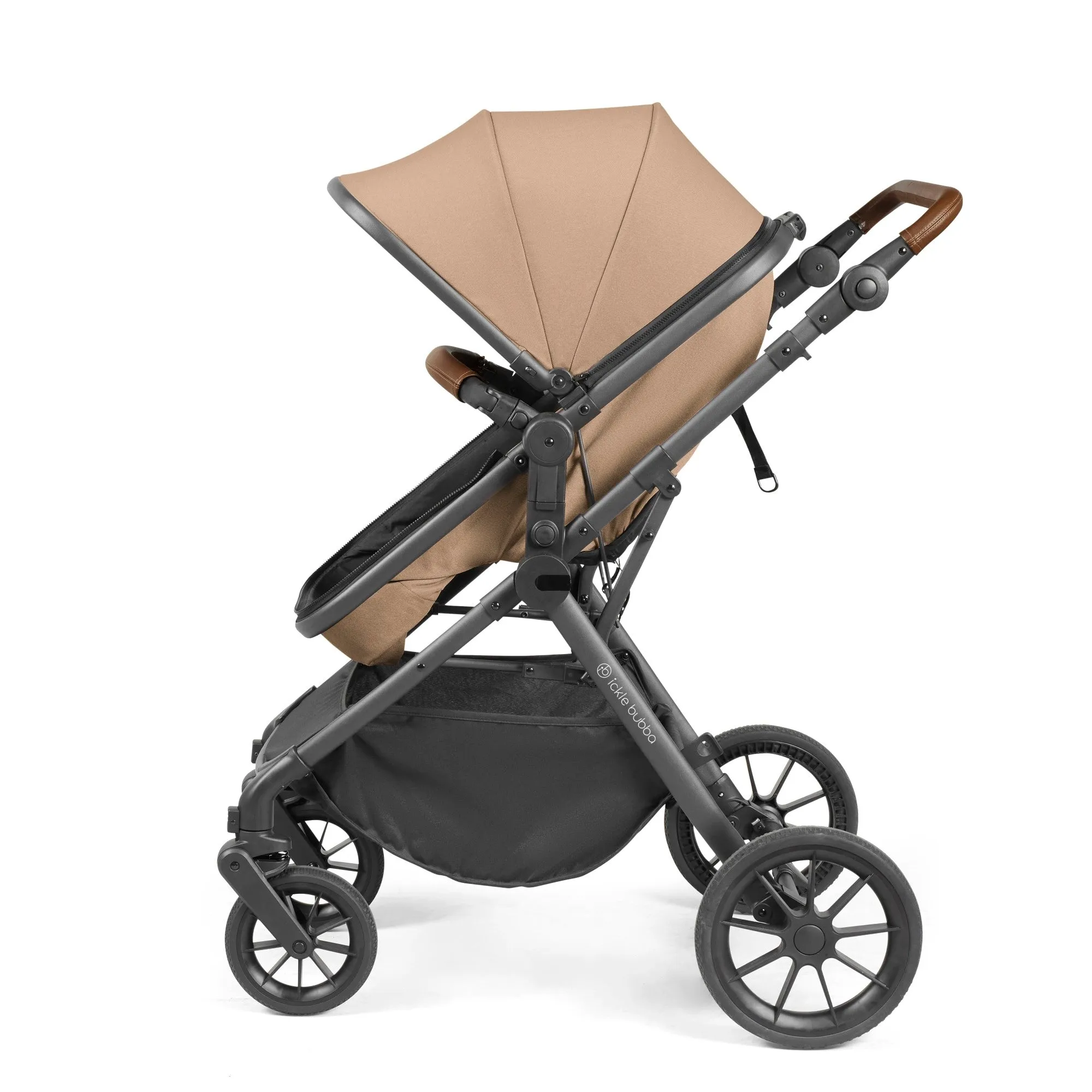 Ickle Bubba Cosmo All-in-One I-Size Travel System With Isofix Base (Stratus) Desert