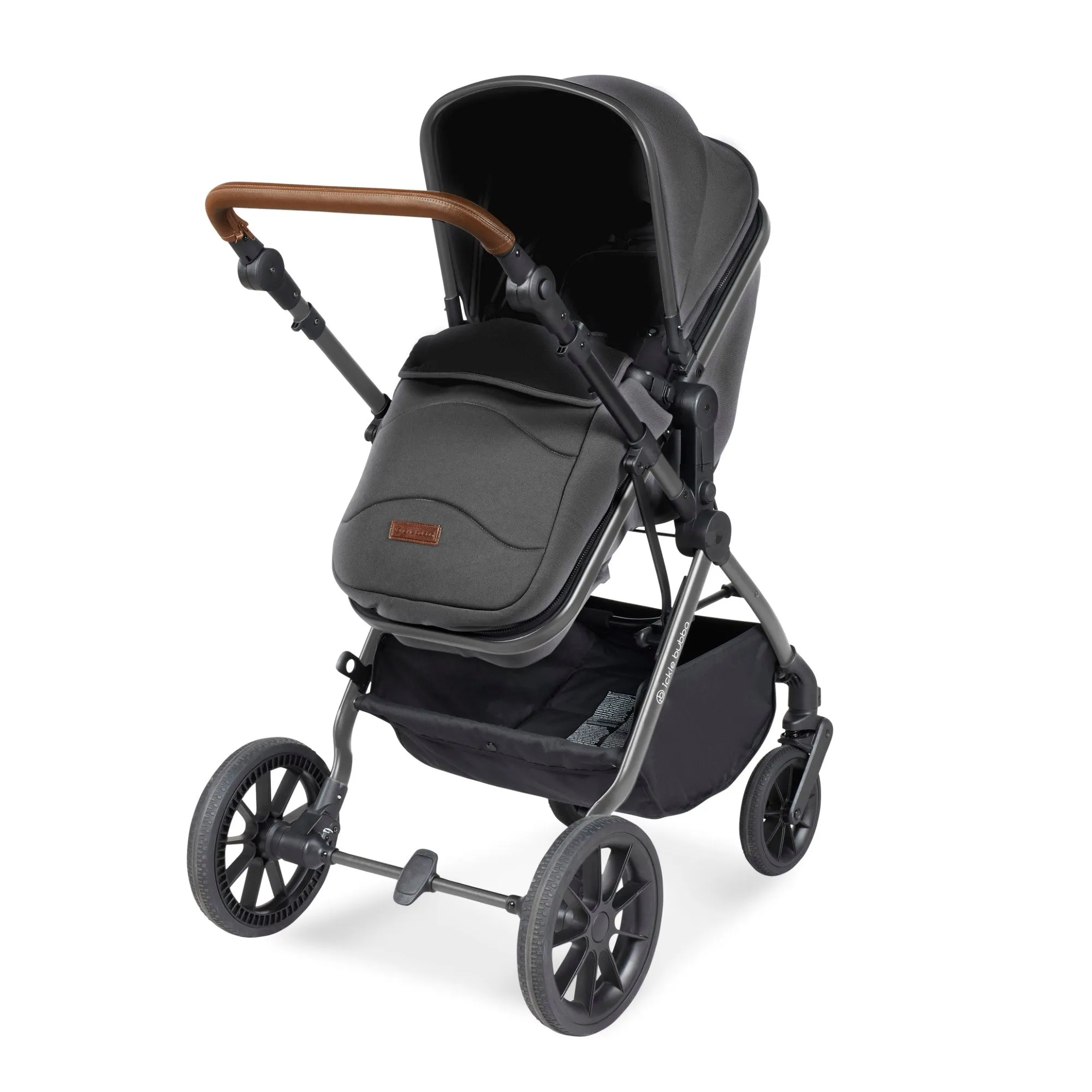 Ickle Bubba Cosmo All-in-One I-Size Travel System With Isofix Base (Stratus) Graphite Grey