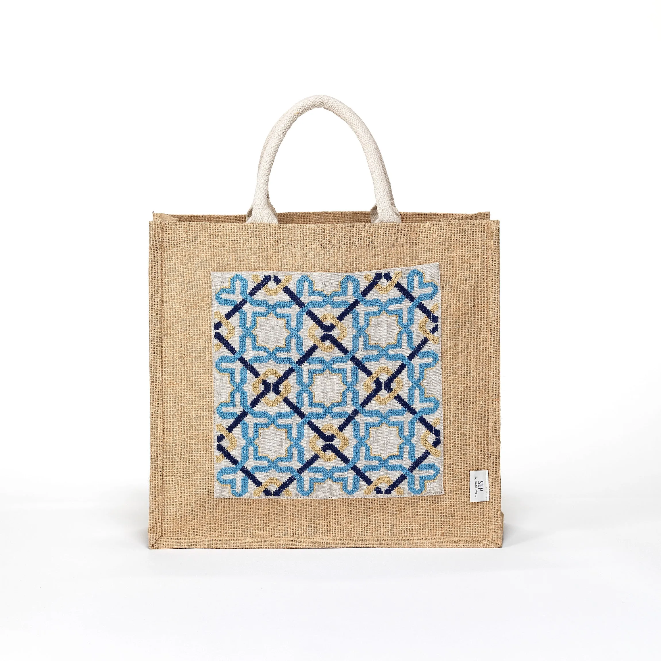JUTE TOTE BAG ALHAMBRA
