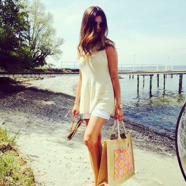 JUTE TOTE BAG ALHAMBRA