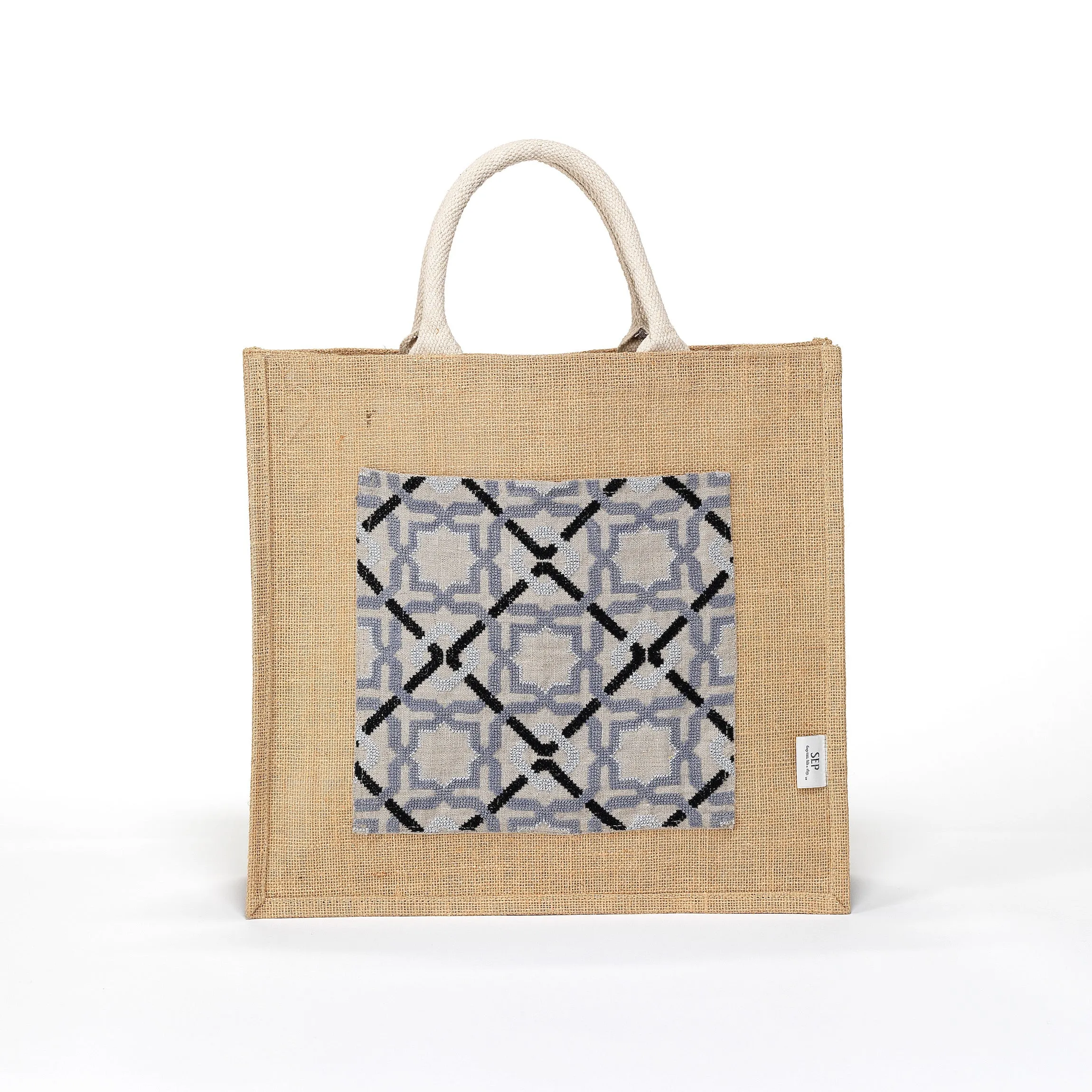JUTE TOTE BAG ALHAMBRA
