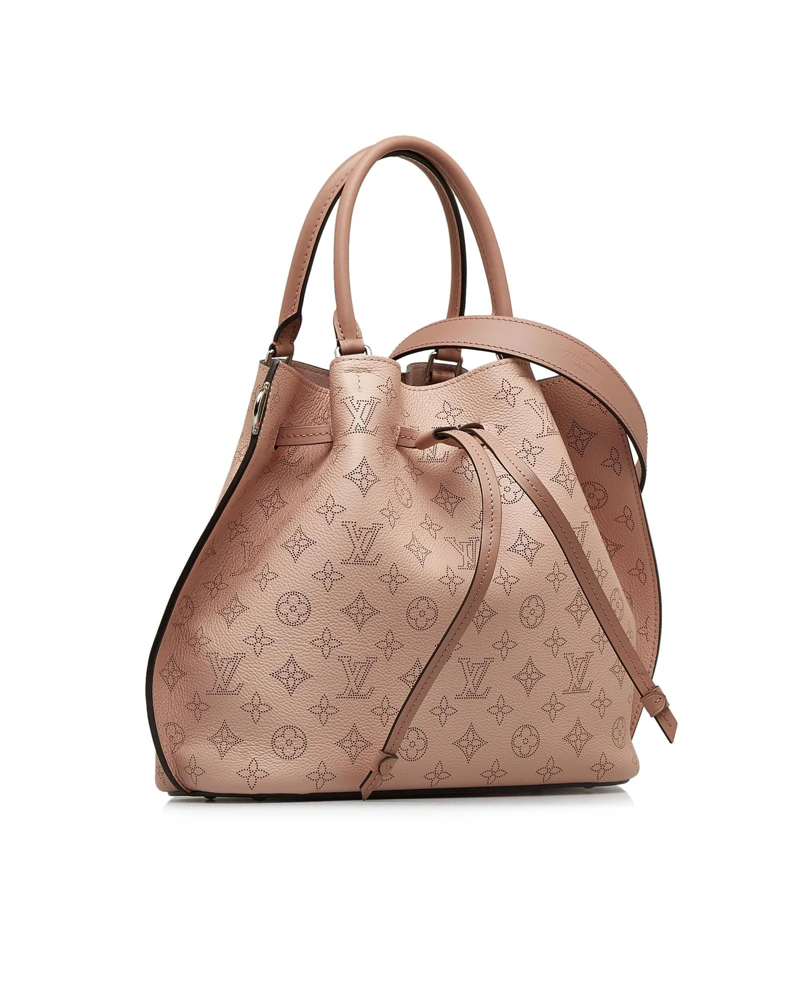 Mahina Leather Drawstring Bag