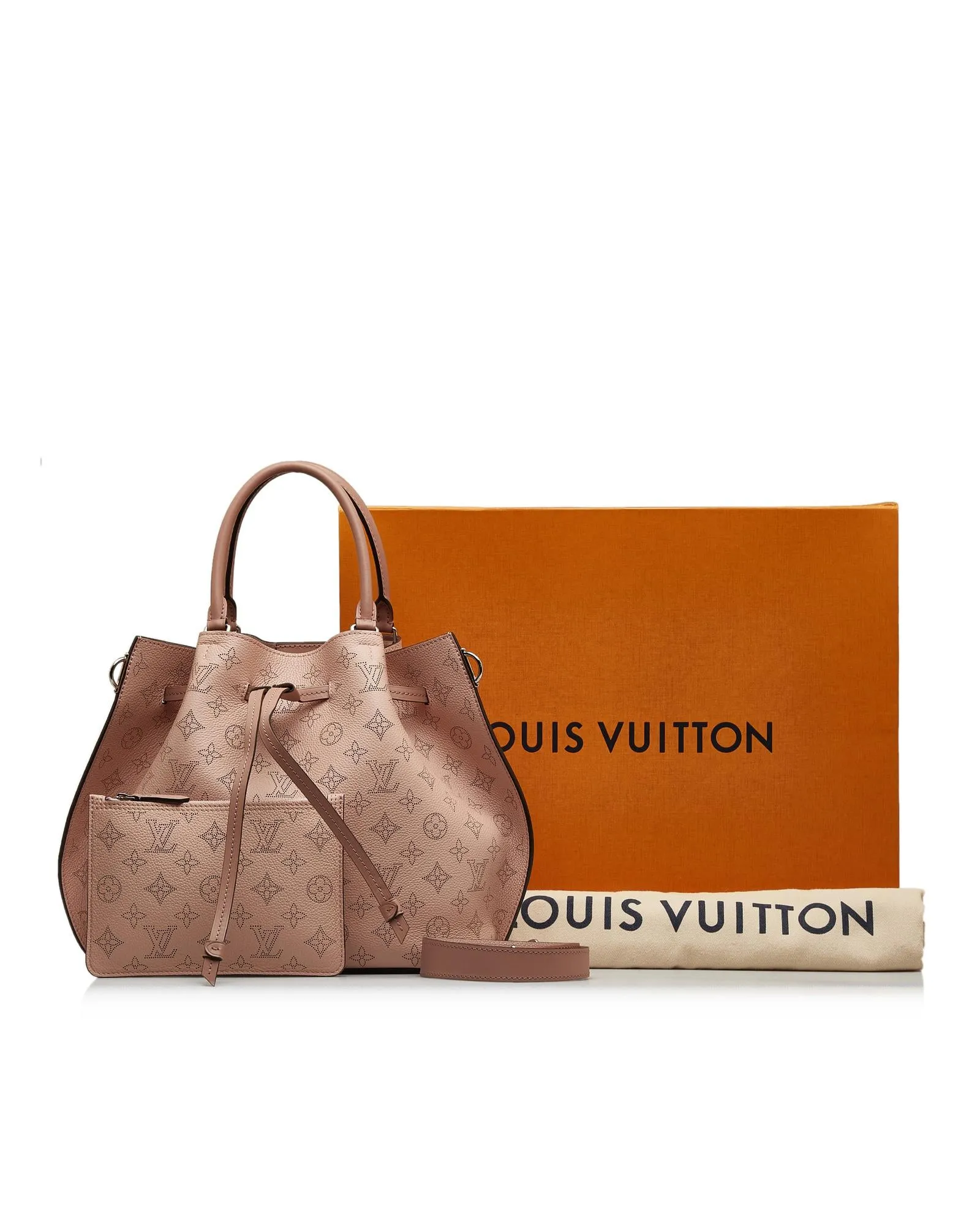 Mahina Leather Drawstring Bag