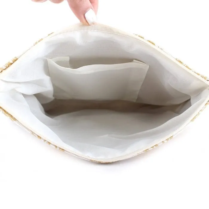 MP0118 Tropical Leaves Pouch/Make-up Bag