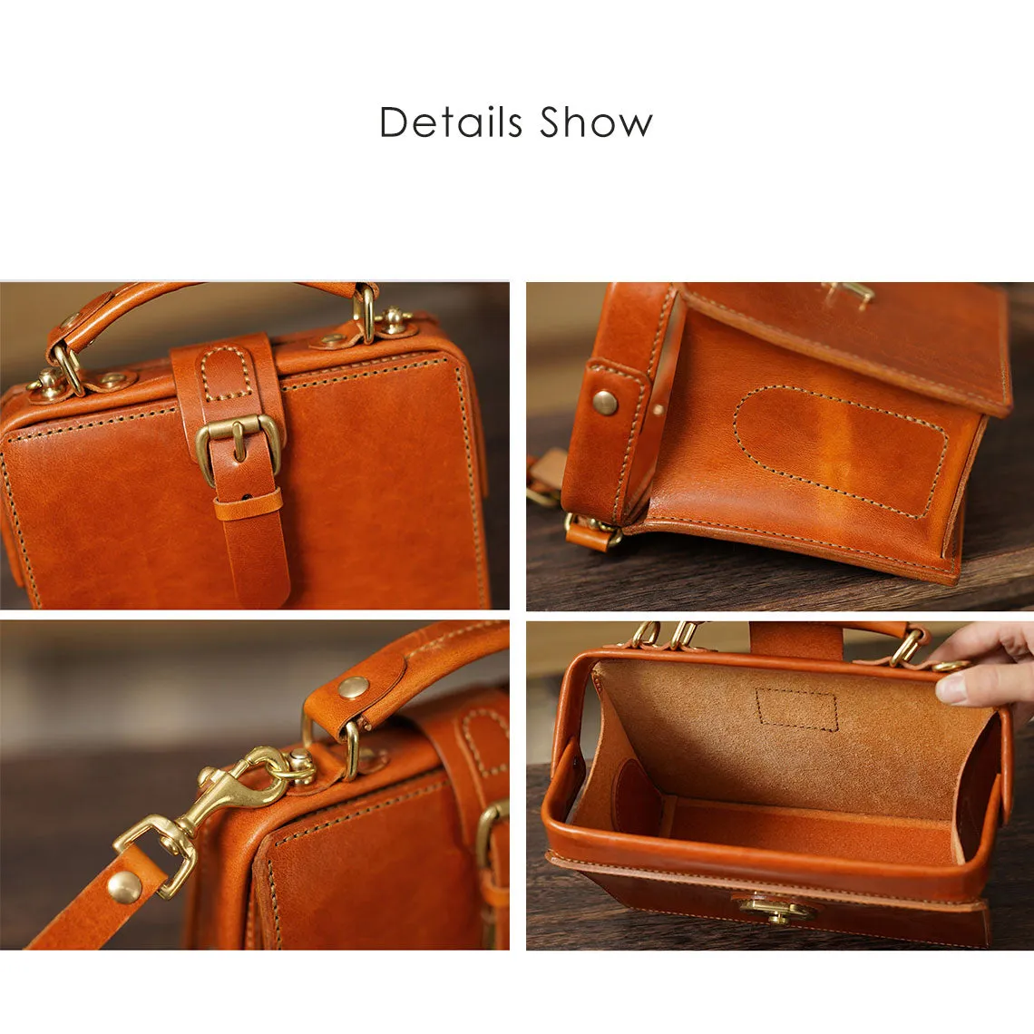 POPSEWING® Vegetable Tanned Leather Doctor Bag DIY Kits