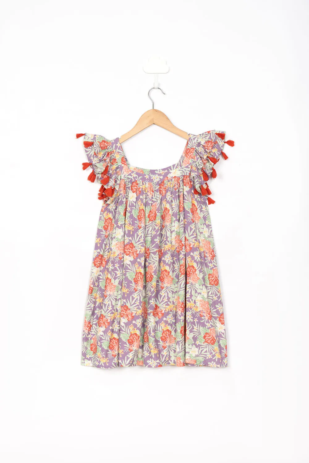 Purple Floral Dress