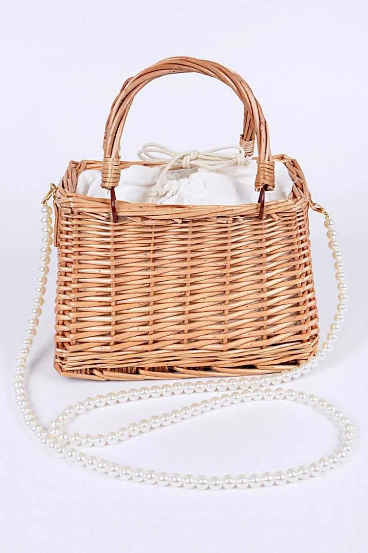 Small Box Basket Bag