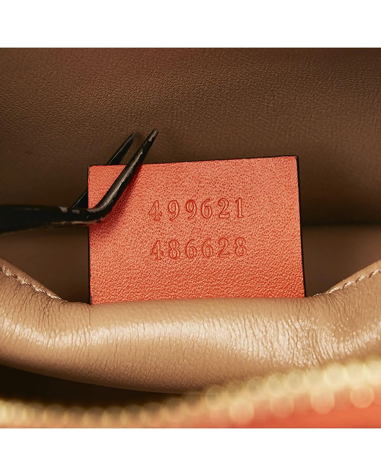 Small Ophidia Shoulder Bag in Orange