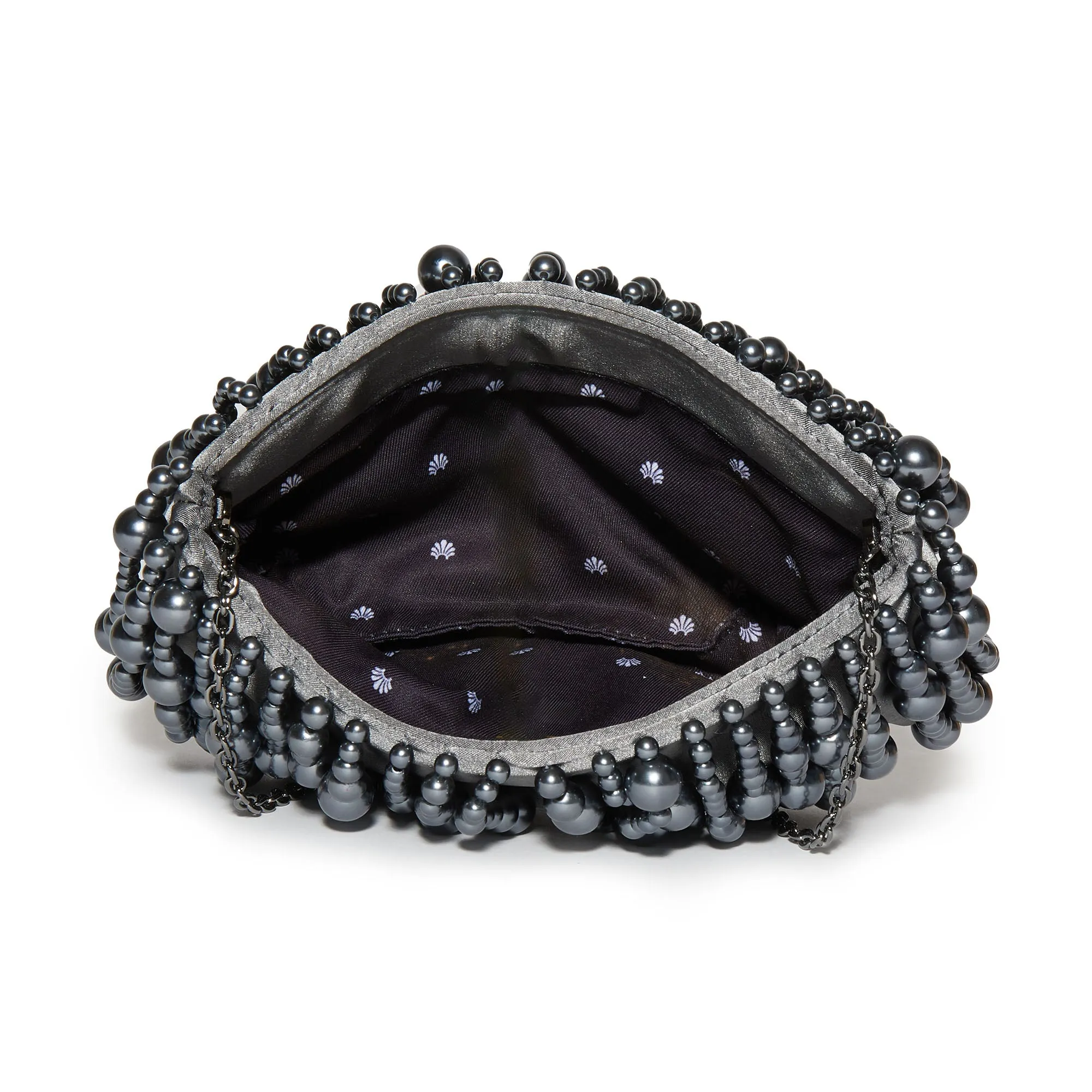 TAHITIAN PEARL WILLOW BEADED CLUTCH
