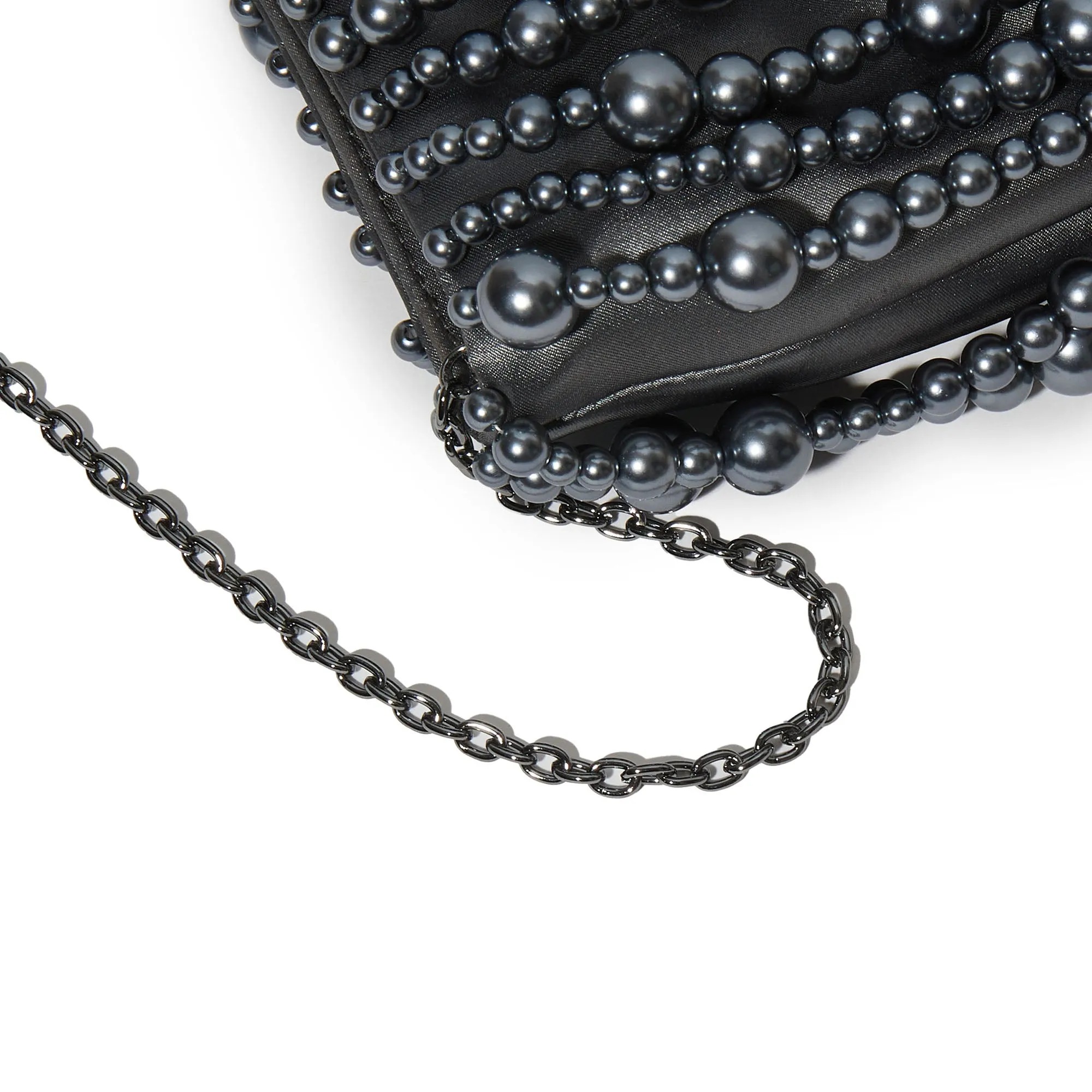 TAHITIAN PEARL WILLOW BEADED CLUTCH