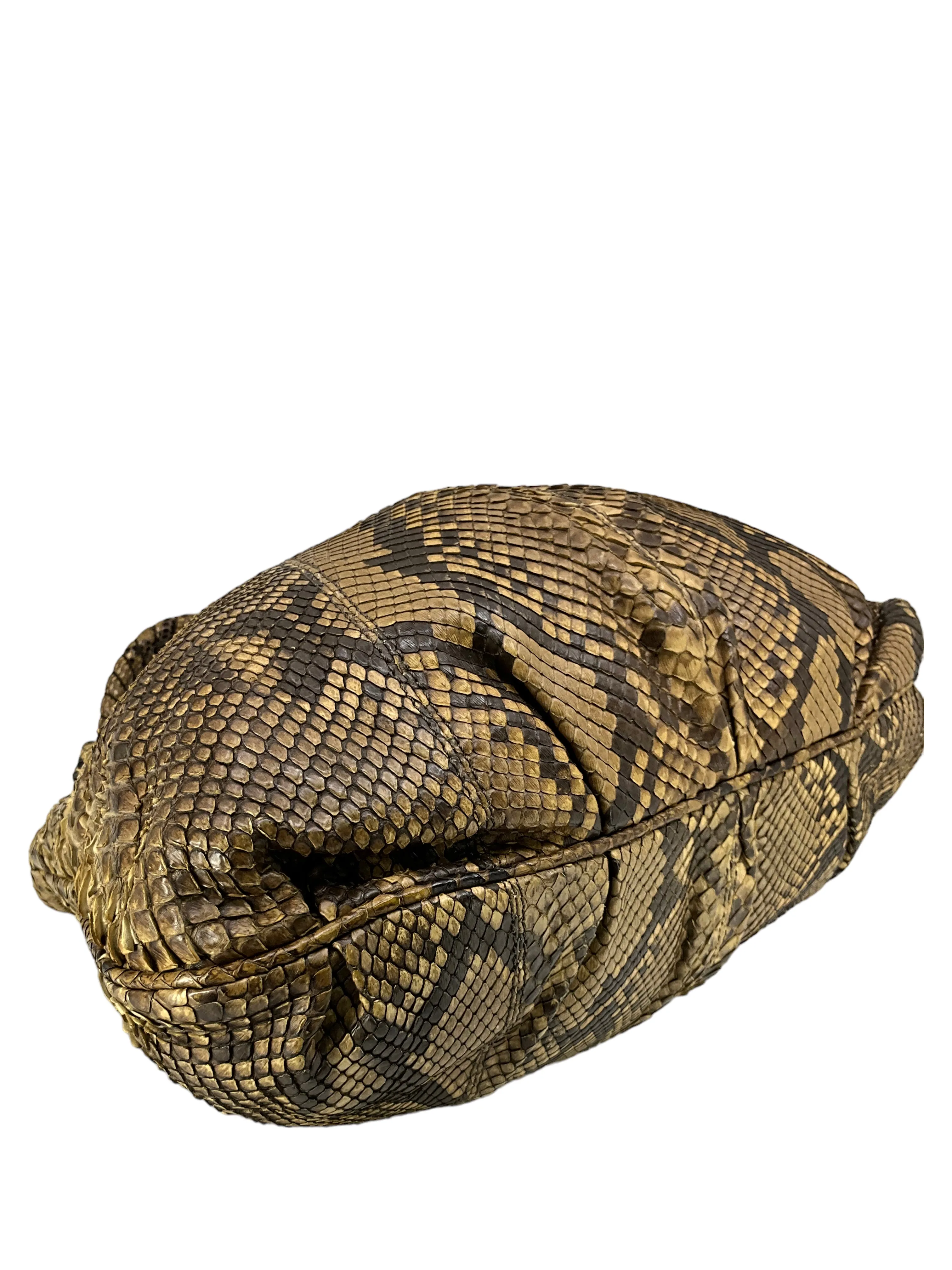 VALENTINO Python Snakeskin Satchel Bag