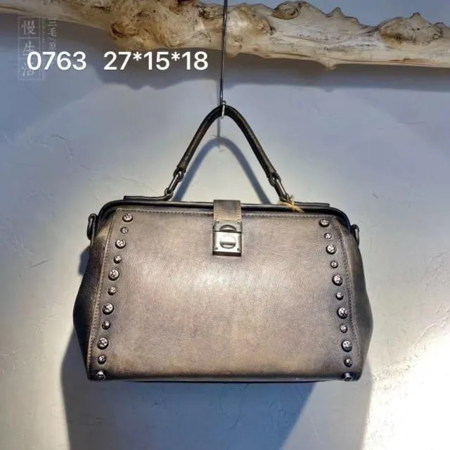 Women's Doctors Gladstone Retro Handbag Purses